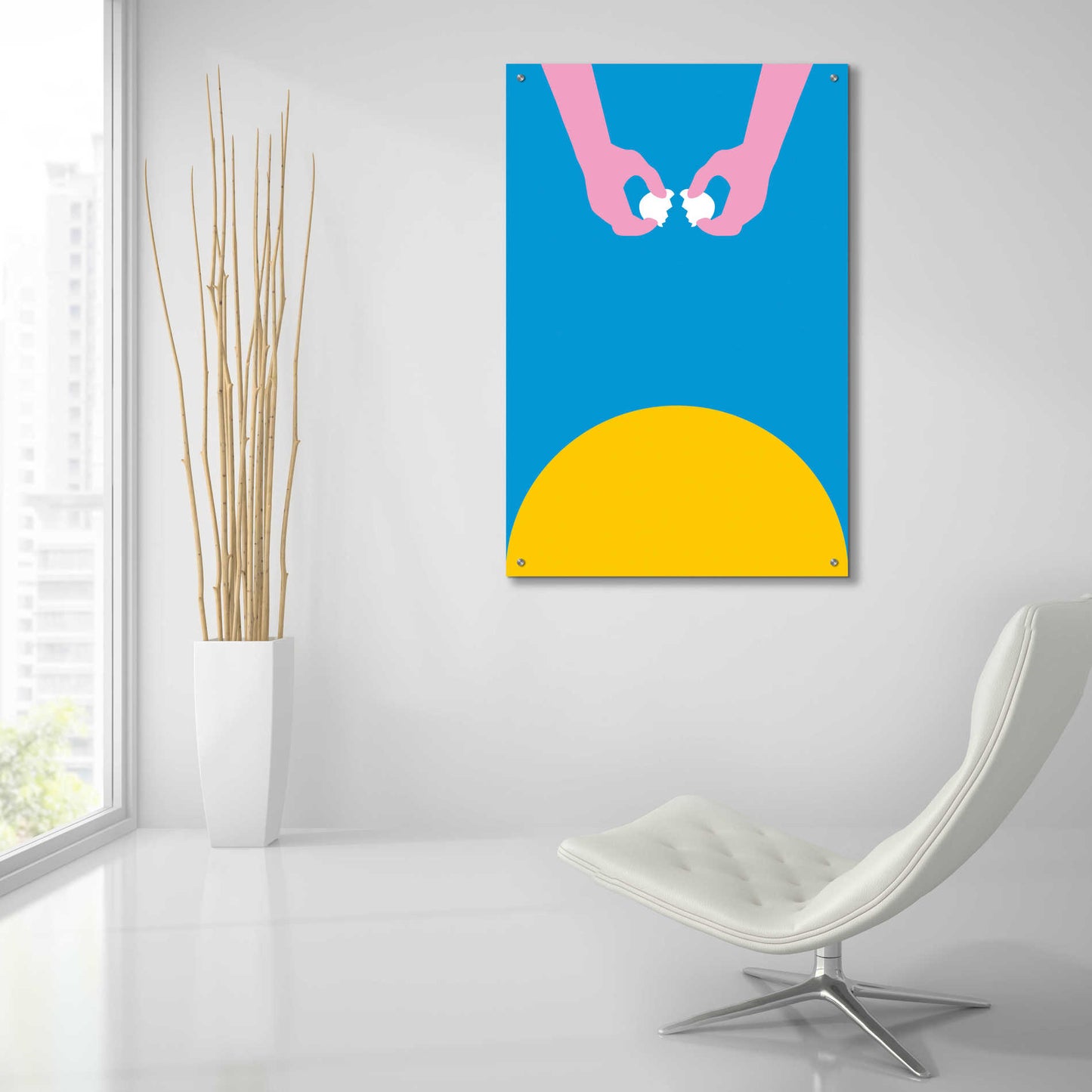 Epic Art 'Sunrise with Breakfast' by Cesare Bellassai, Acrylic Glass Wall Art,24x36