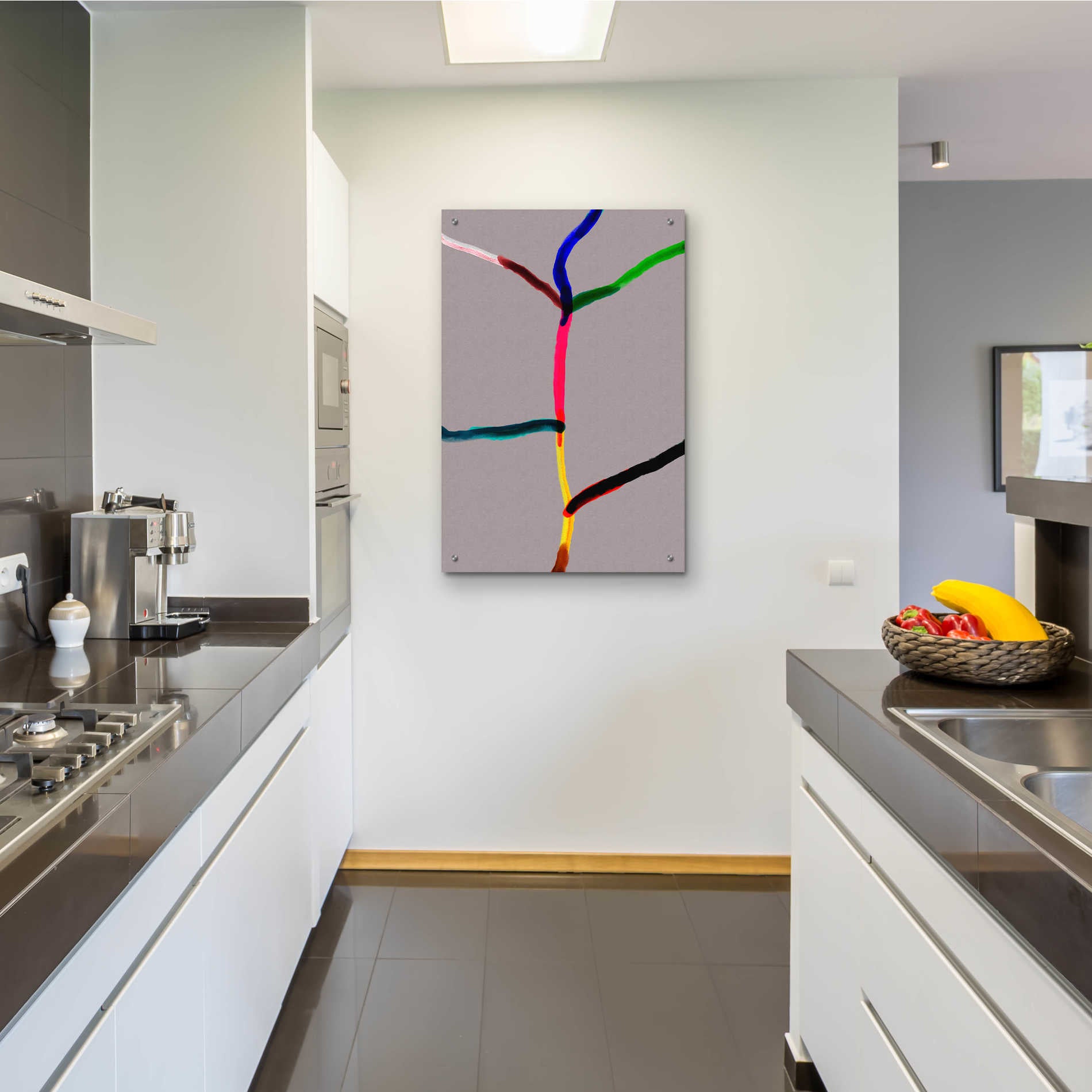 Epic Art 'The Tree of Happiness' by Cesare Bellassai, Acrylic Glass Wall Art,24x36