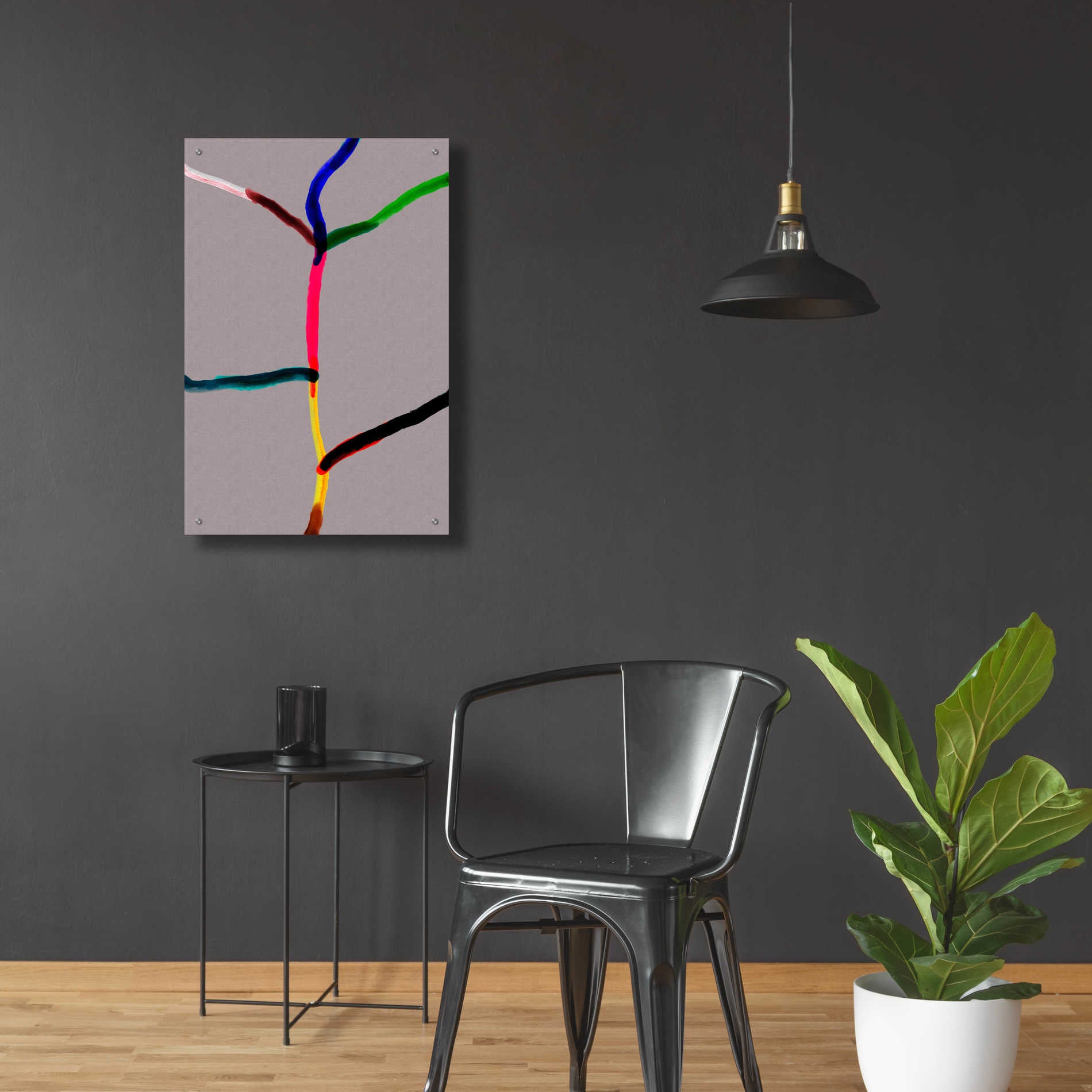 Epic Art 'The Tree of Happiness' by Cesare Bellassai, Acrylic Glass Wall Art,24x36