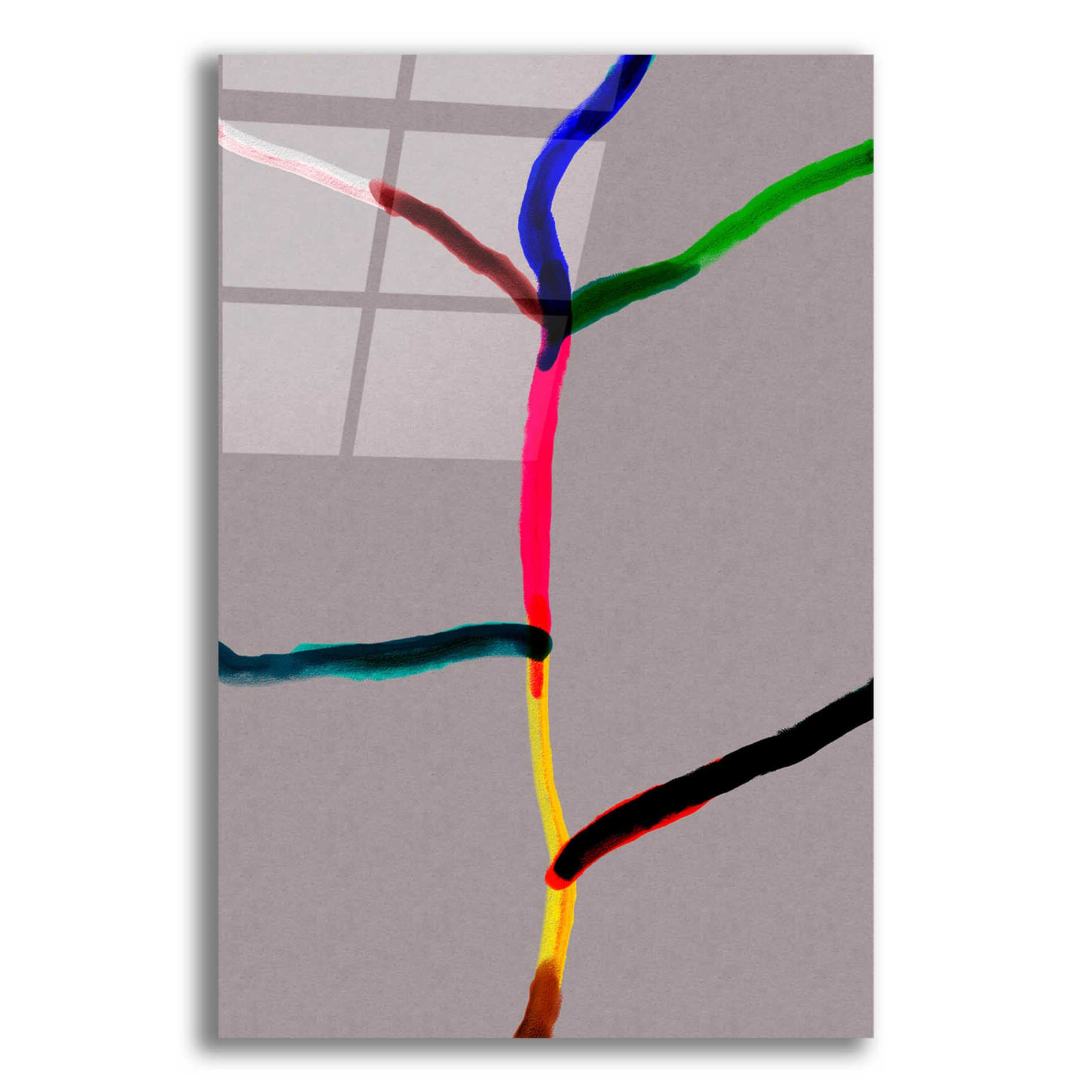 Epic Art 'The Tree of Happiness' by Cesare Bellassai, Acrylic Glass Wall Art,12x18x1.1x0,18x26x1.1x0,26x40x1.74x0,40x60x1.74x0