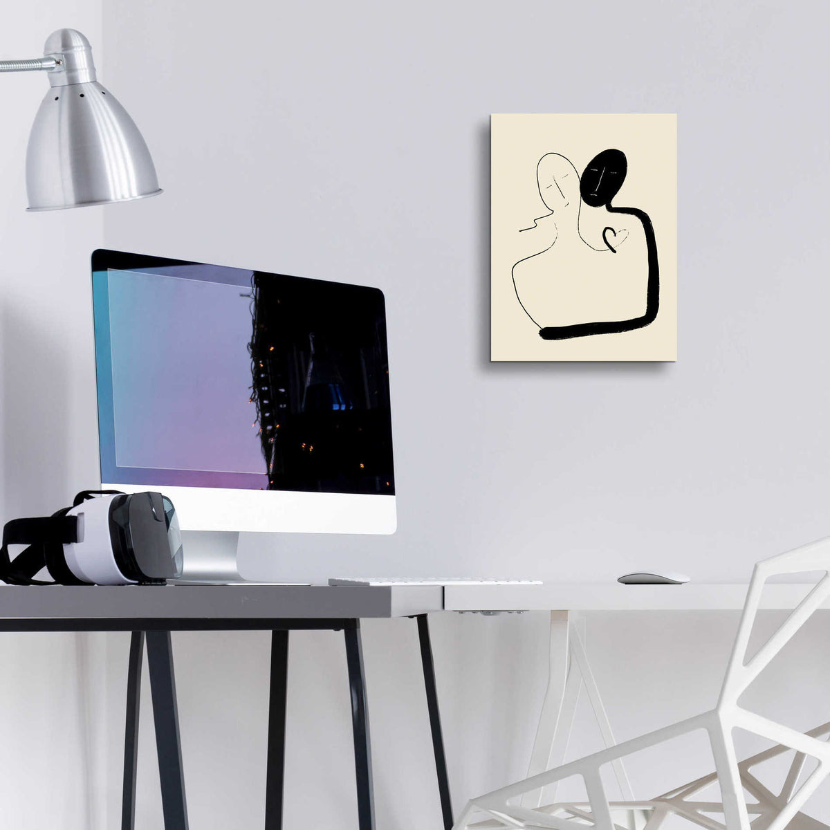 Epic Art 'Together' by Cesare Bellassai, Acrylic Glass Wall Art,12x16