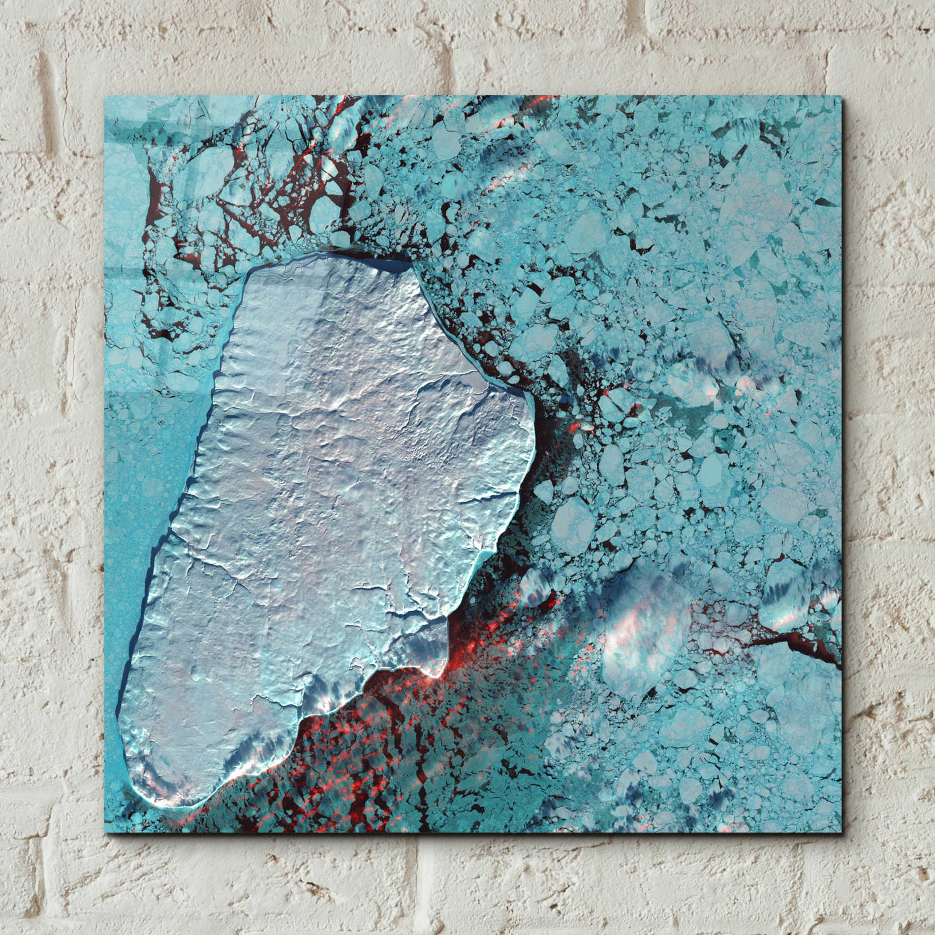 Epic Art 'Earth as Art: Akpatok Island' Acrylic Glass Wall Art,12x12