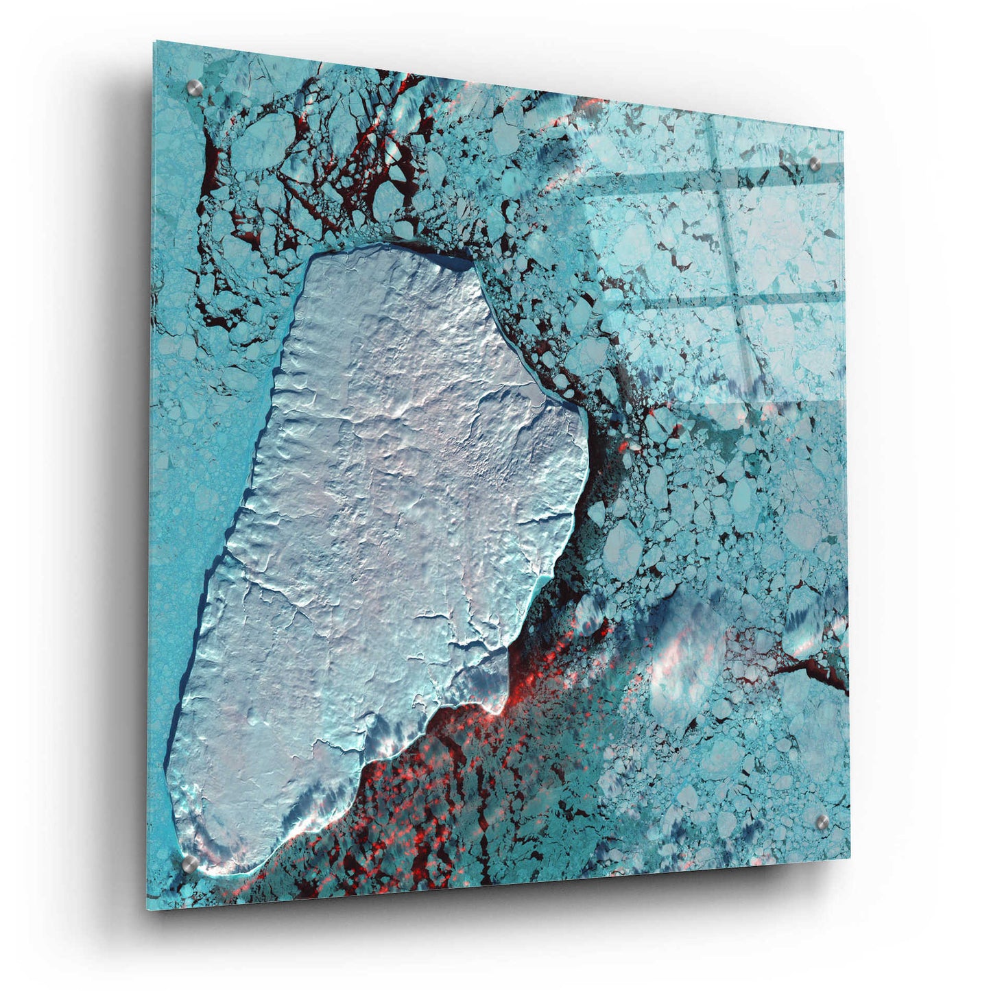 Epic Art 'Earth as Art: Akpatok Island' Acrylic Glass Wall Art,24x24