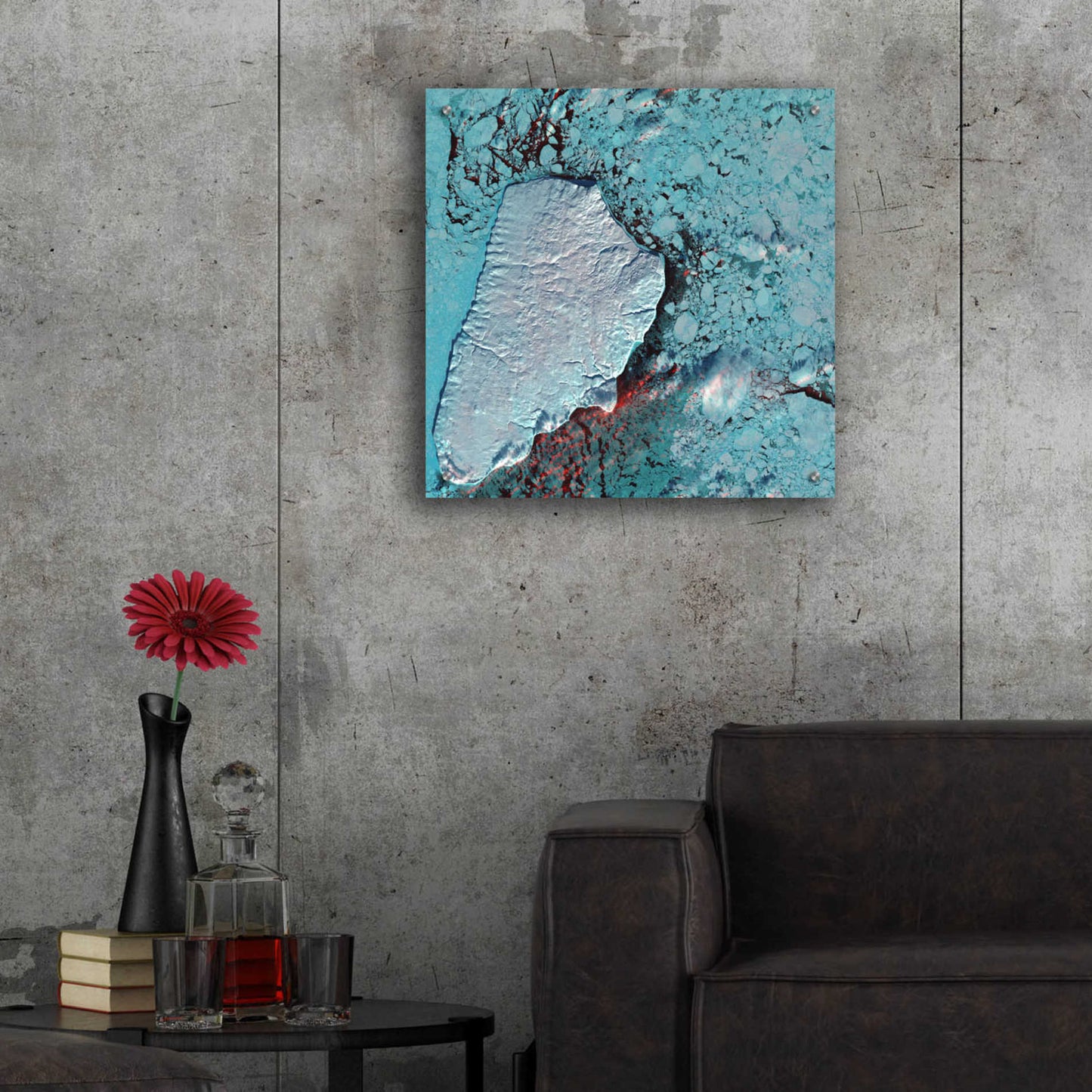 Epic Art 'Earth as Art: Akpatok Island' Acrylic Glass Wall Art,24x24