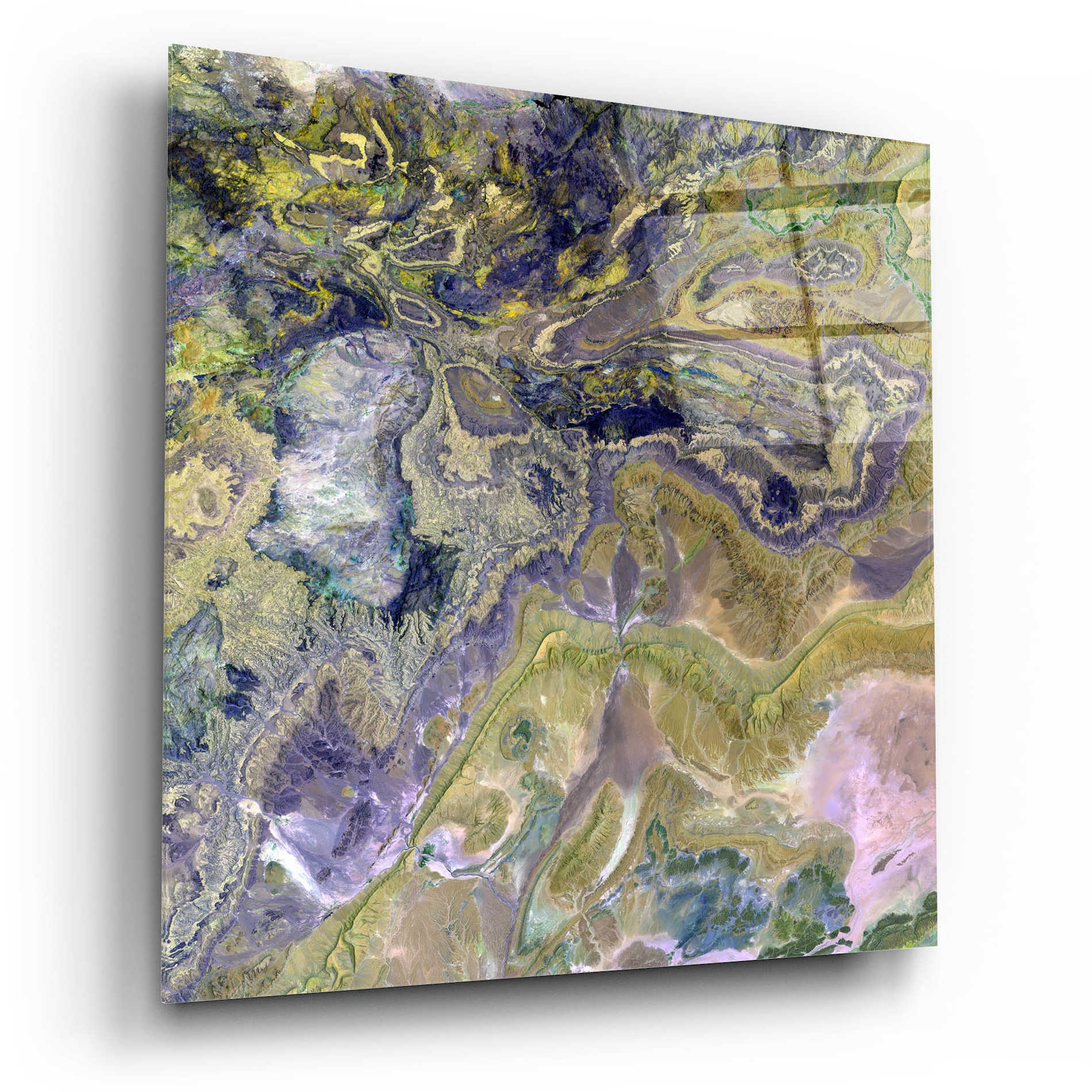 Epic Art 'Earth as Art: Atlas Mountains' Acrylic Glass Wall Art,12x12