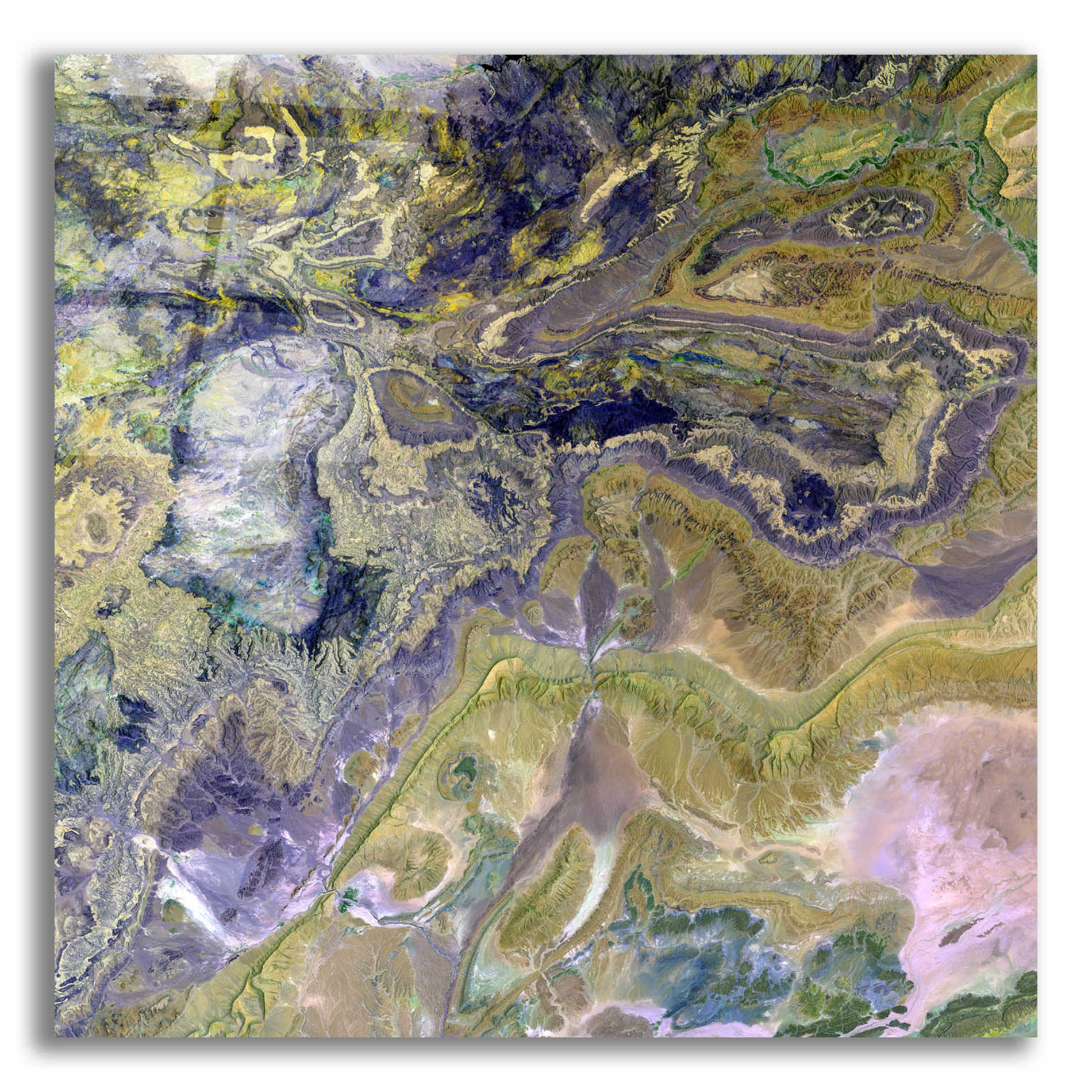 Epic Art 'Earth as Art: Atlas Mountains' Acrylic Glass Wall Art