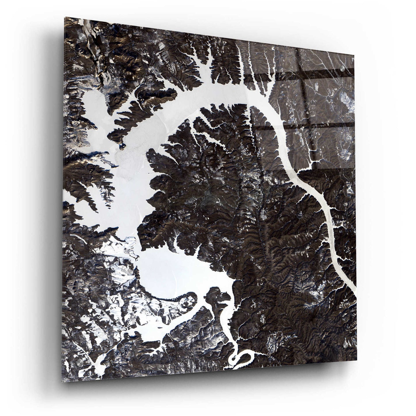 Epic Art 'Earth as Art: Dragon Lake' Acrylic Glass Wall Art,24x24