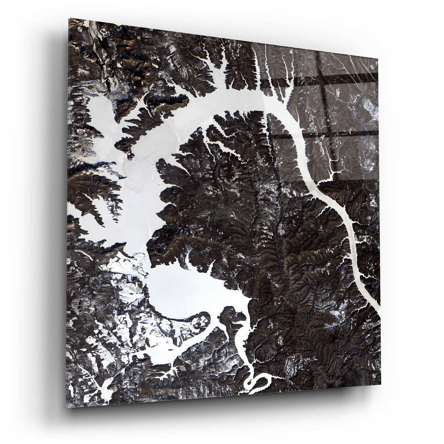 Epic Art 'Earth as Art: Dragon Lake' Acrylic Glass Wall Art,36x36