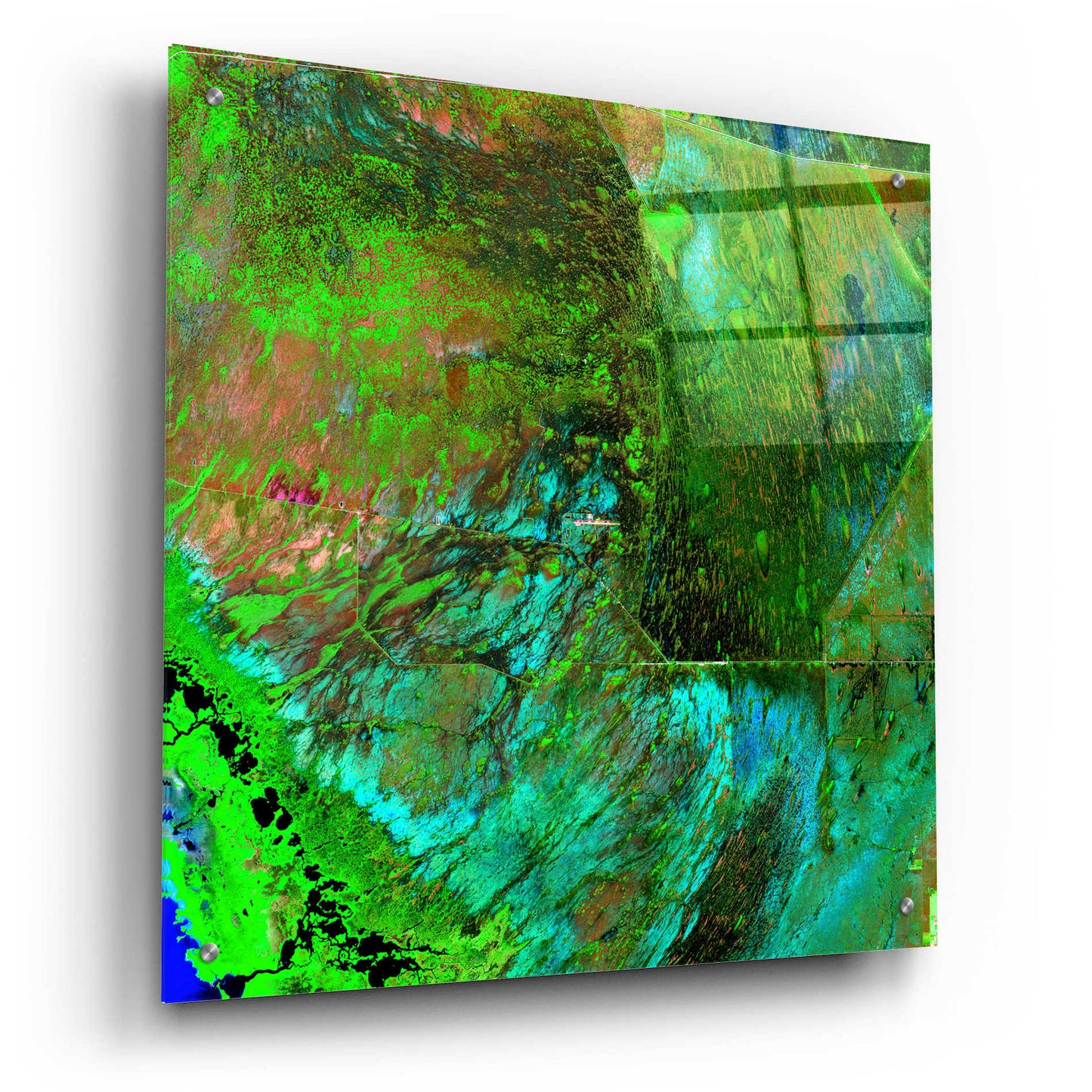 Epic Art 'Earth as Art: Everglades ' Acrylic Glass Wall Art,24x24
