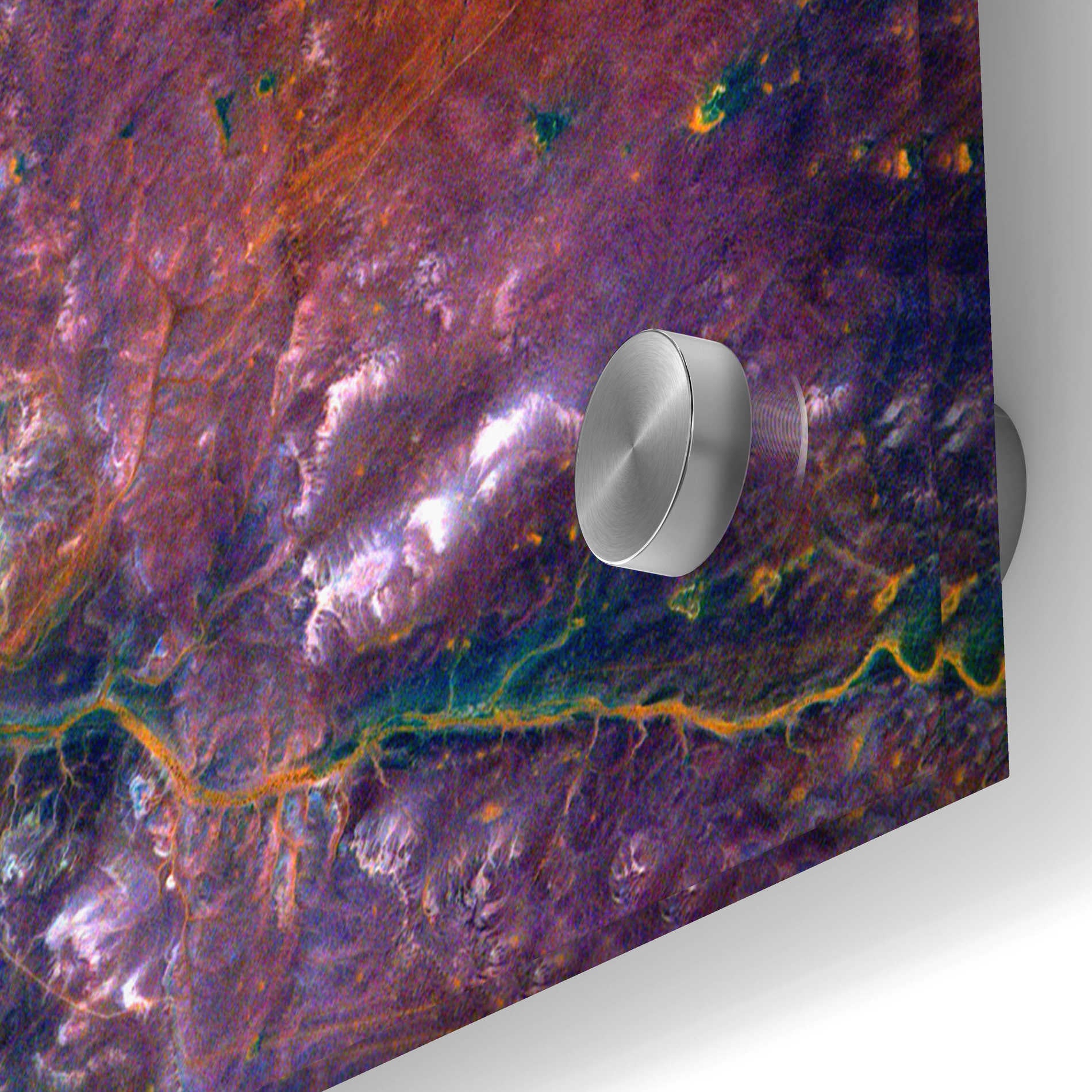 Epic Art 'Earth as Art: Ghadamis River' Acrylic Glass Wall Art,36x36