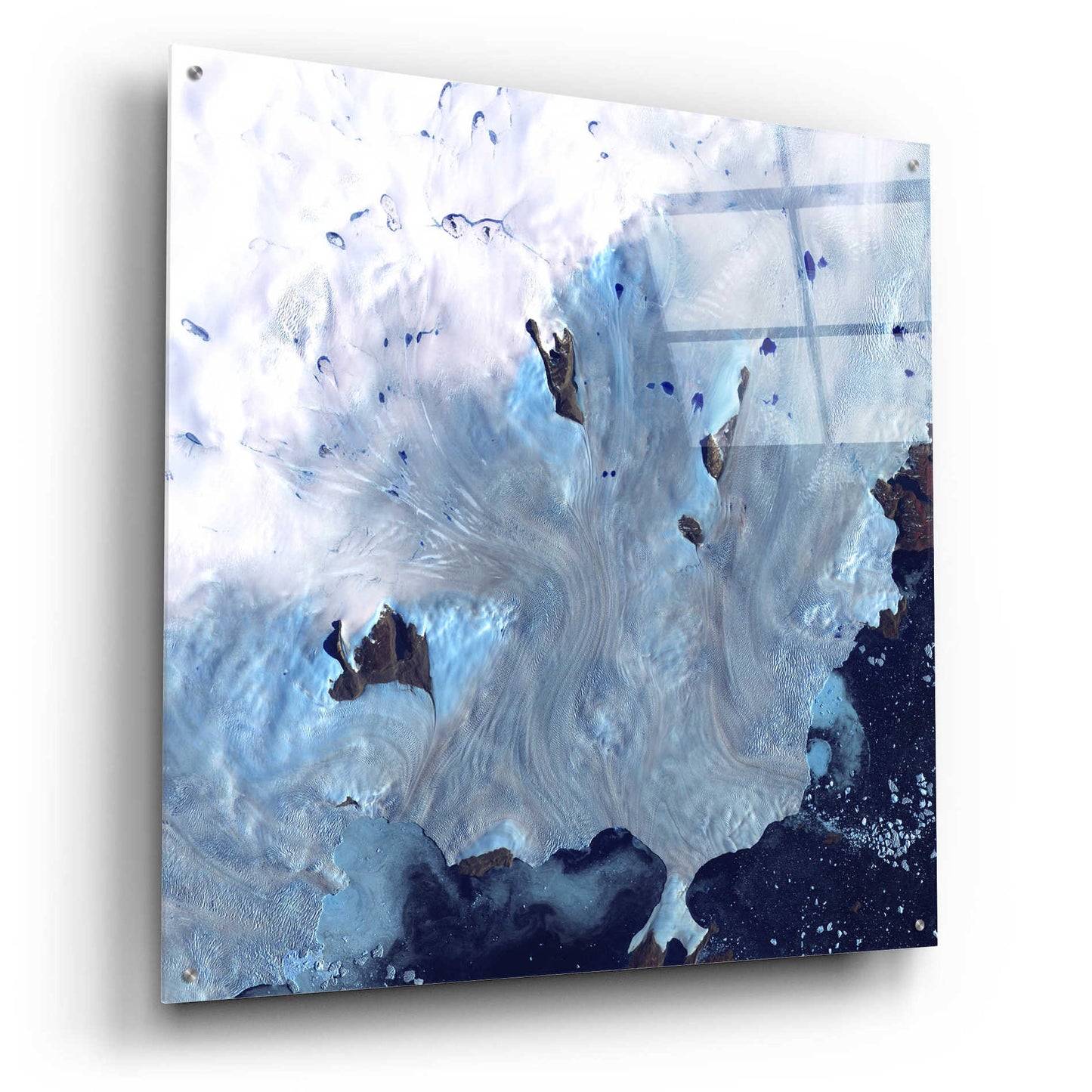 Epic Art 'Earth as Art: Greenland Coast' Acrylic Glass Wall Art,36x36