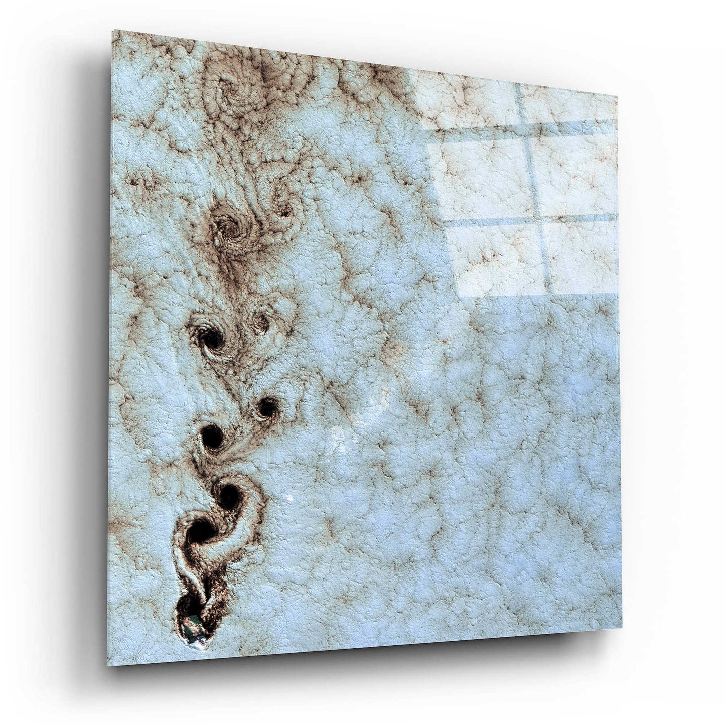 Epic Art 'Earth as Art: Karman Vortices' Acrylic Glass Wall Art,12x12
