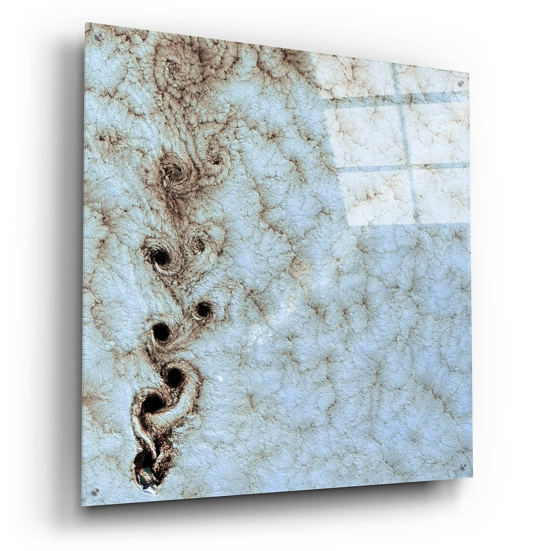 Epic Art 'Earth as Art: Karman Vortices' Acrylic Glass Wall Art,36x36