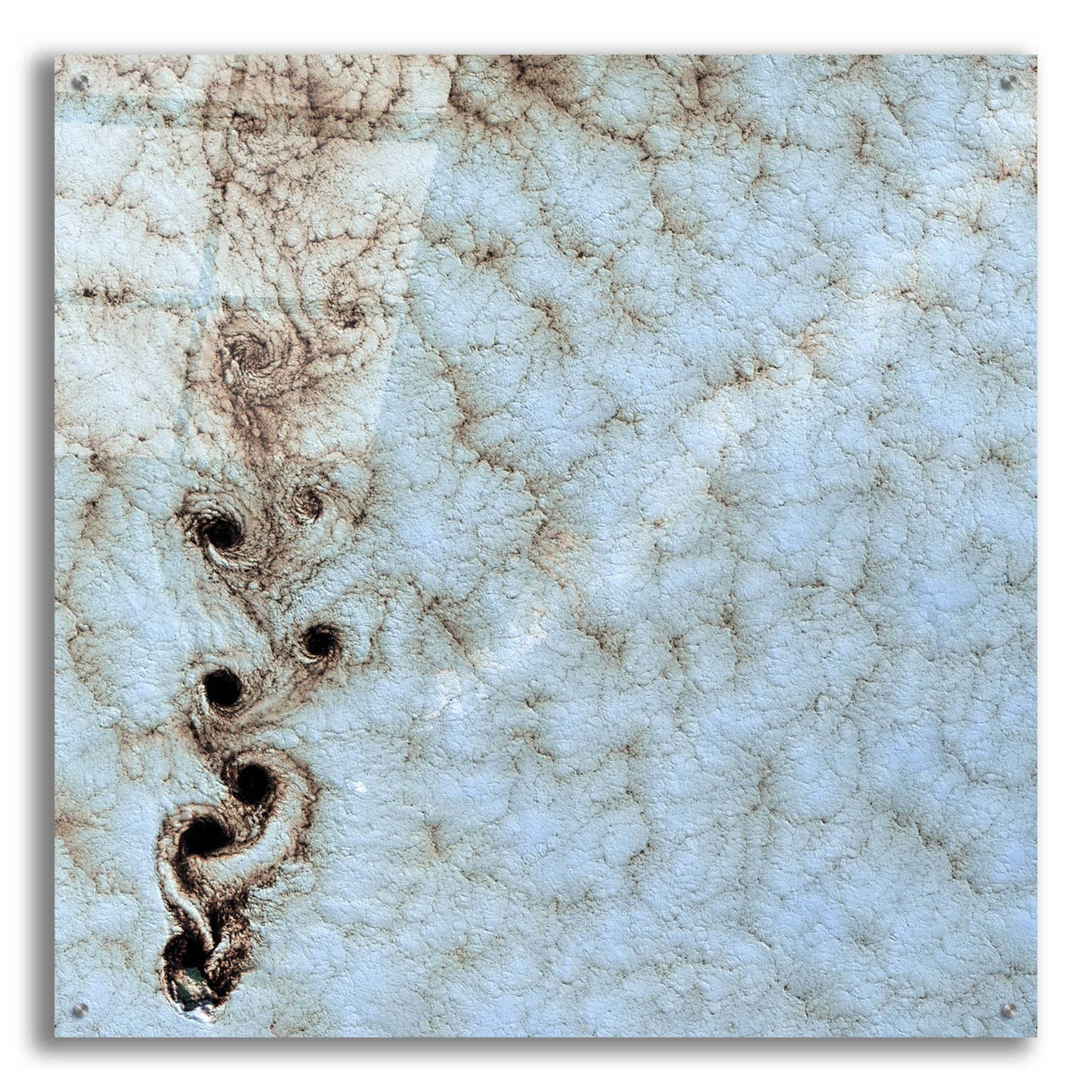 Epic Art 'Earth as Art: Karman Vortices' Acrylic Glass Wall Art,36x36