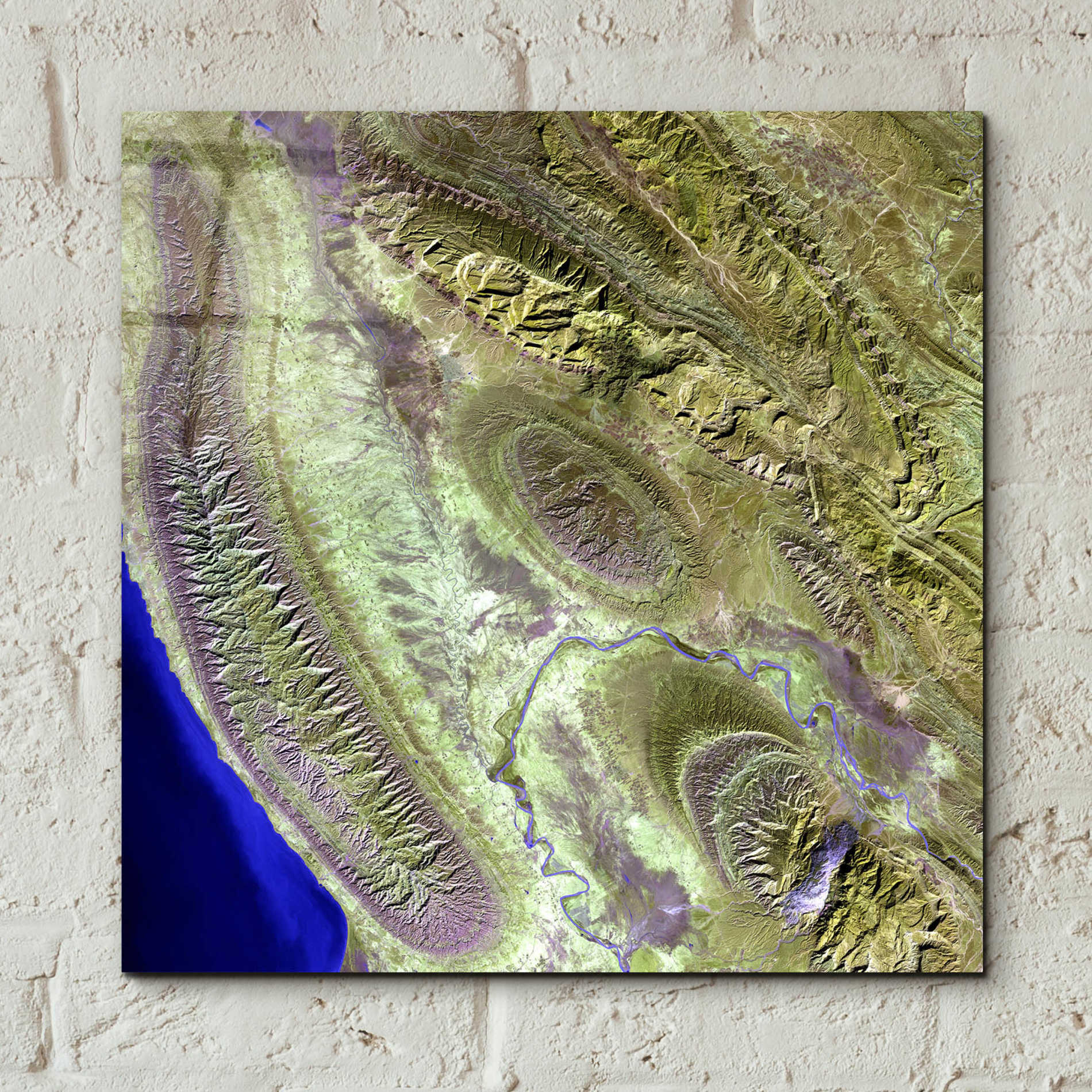 Epic Art 'Earth as Art: Konari ' Acrylic Glass Wall Art,12x12