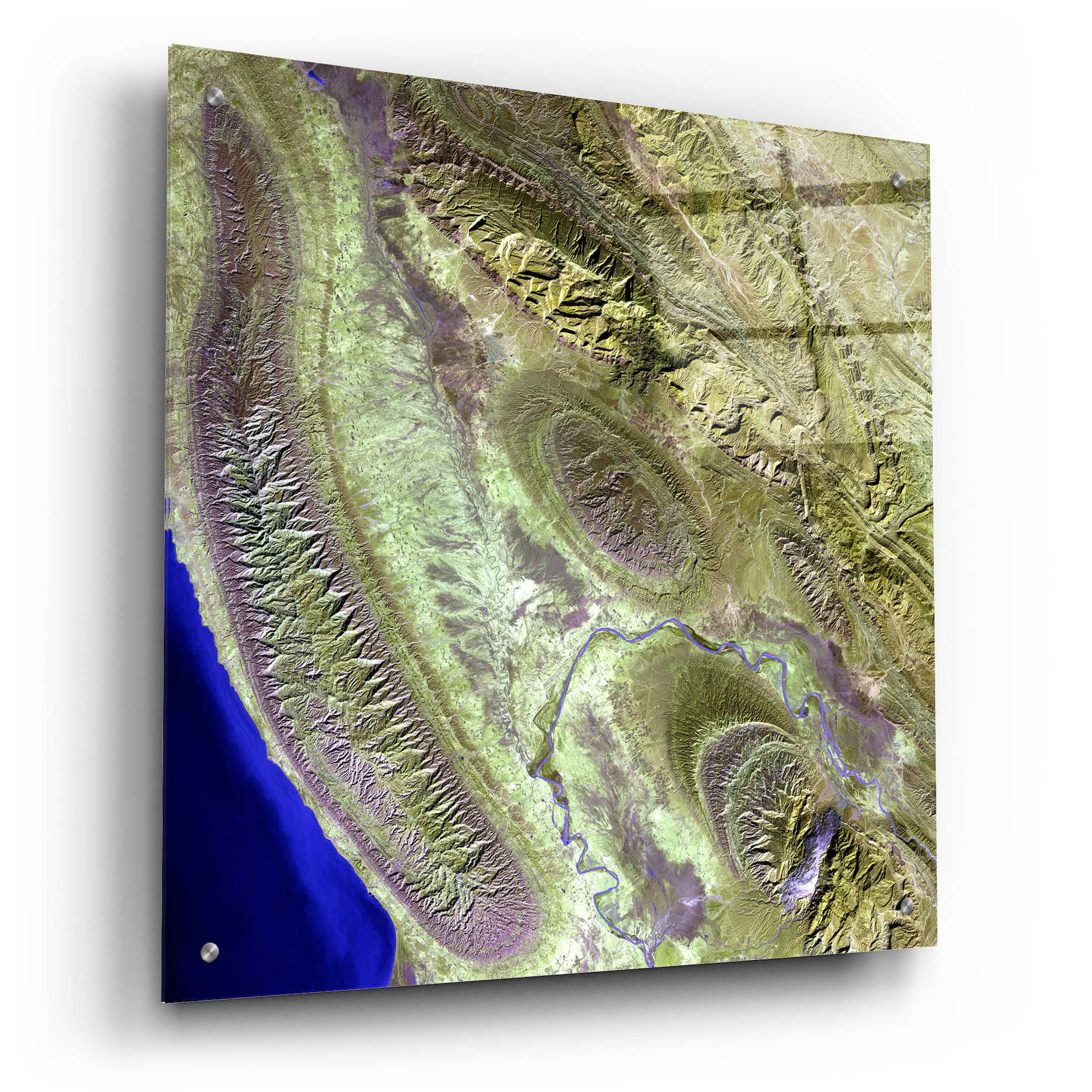 Epic Art 'Earth as Art: Konari ' Acrylic Glass Wall Art,24x24