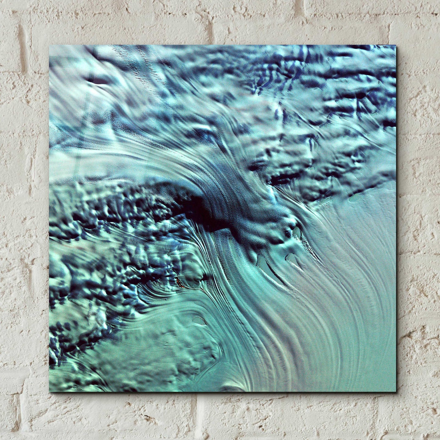 Epic Art 'Earth as Art: Lambert Glacier' Acrylic Glass Wall Art,12x12