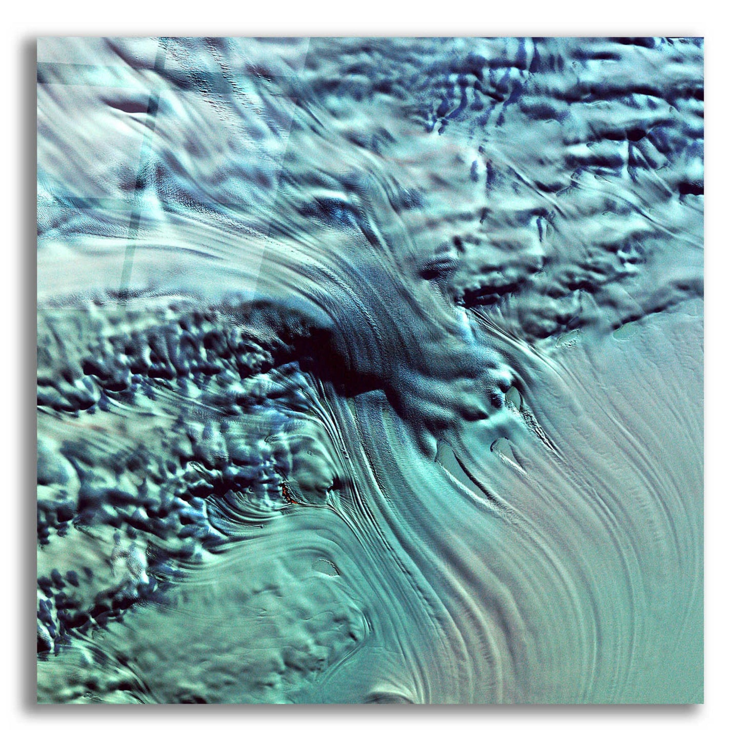 Epic Art 'Earth as Art: Lambert Glacier' Acrylic Glass Wall Art,12x12