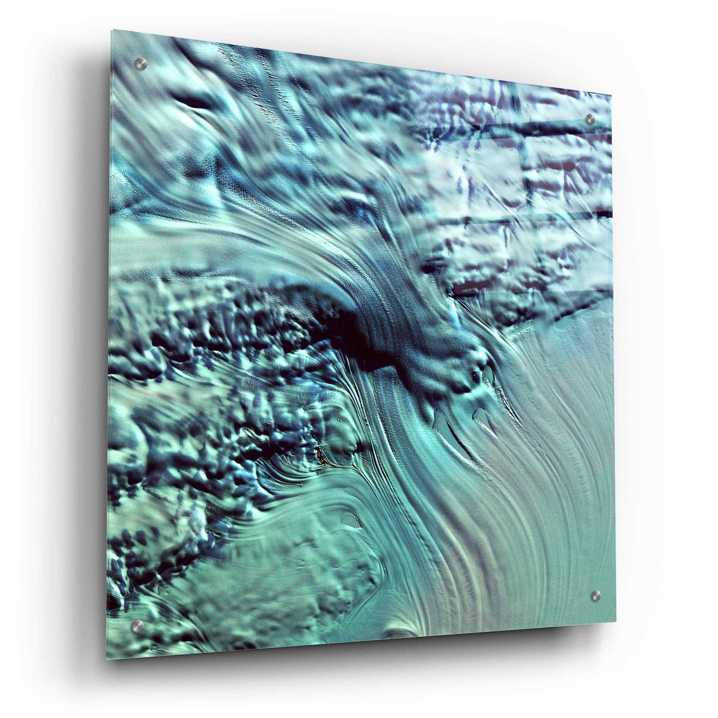 Epic Art 'Earth as Art: Lambert Glacier' Acrylic Glass Wall Art,24x24