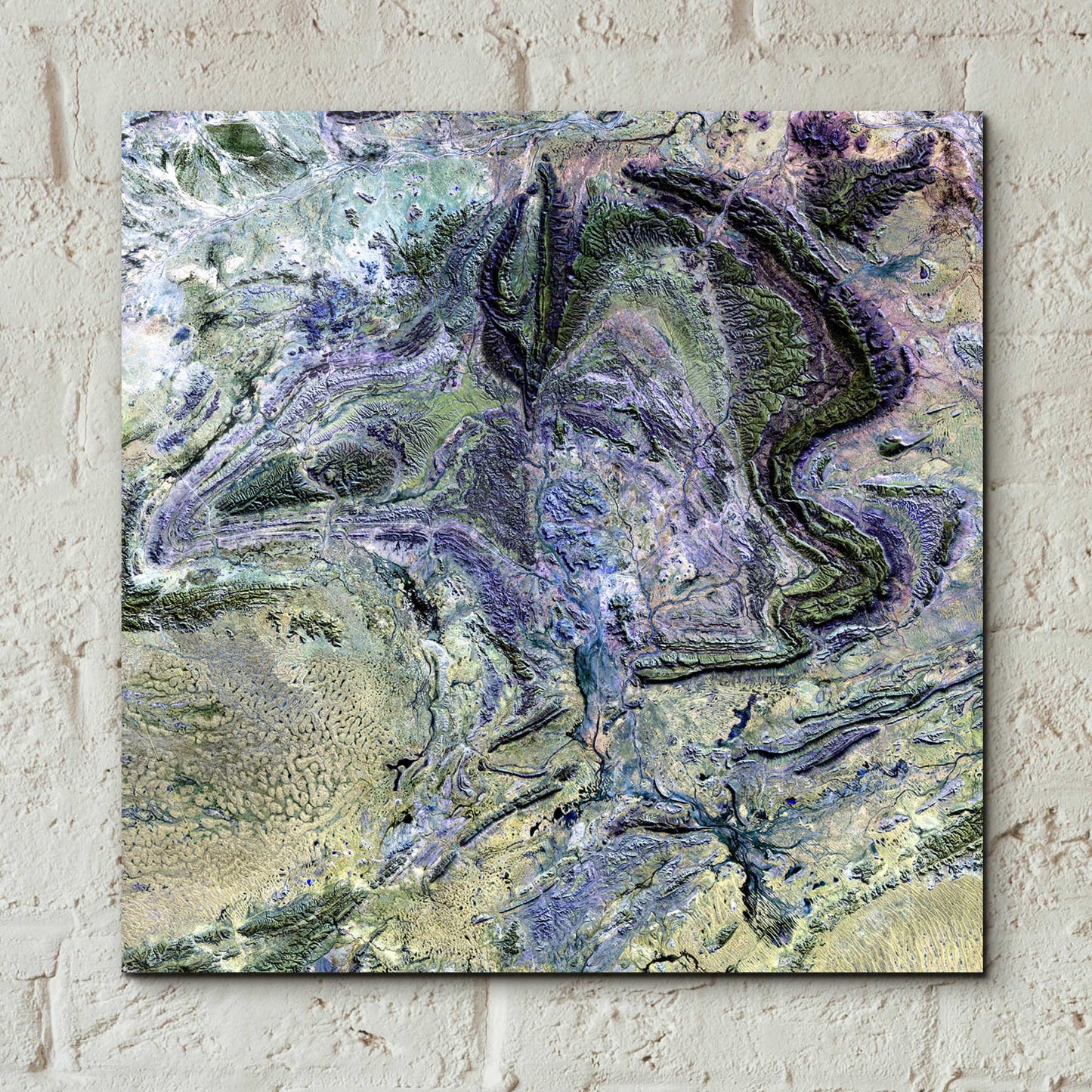 Epic Art 'Earth as Art: MacDonnel Ranges' Acrylic Glass Wall Art,12x12