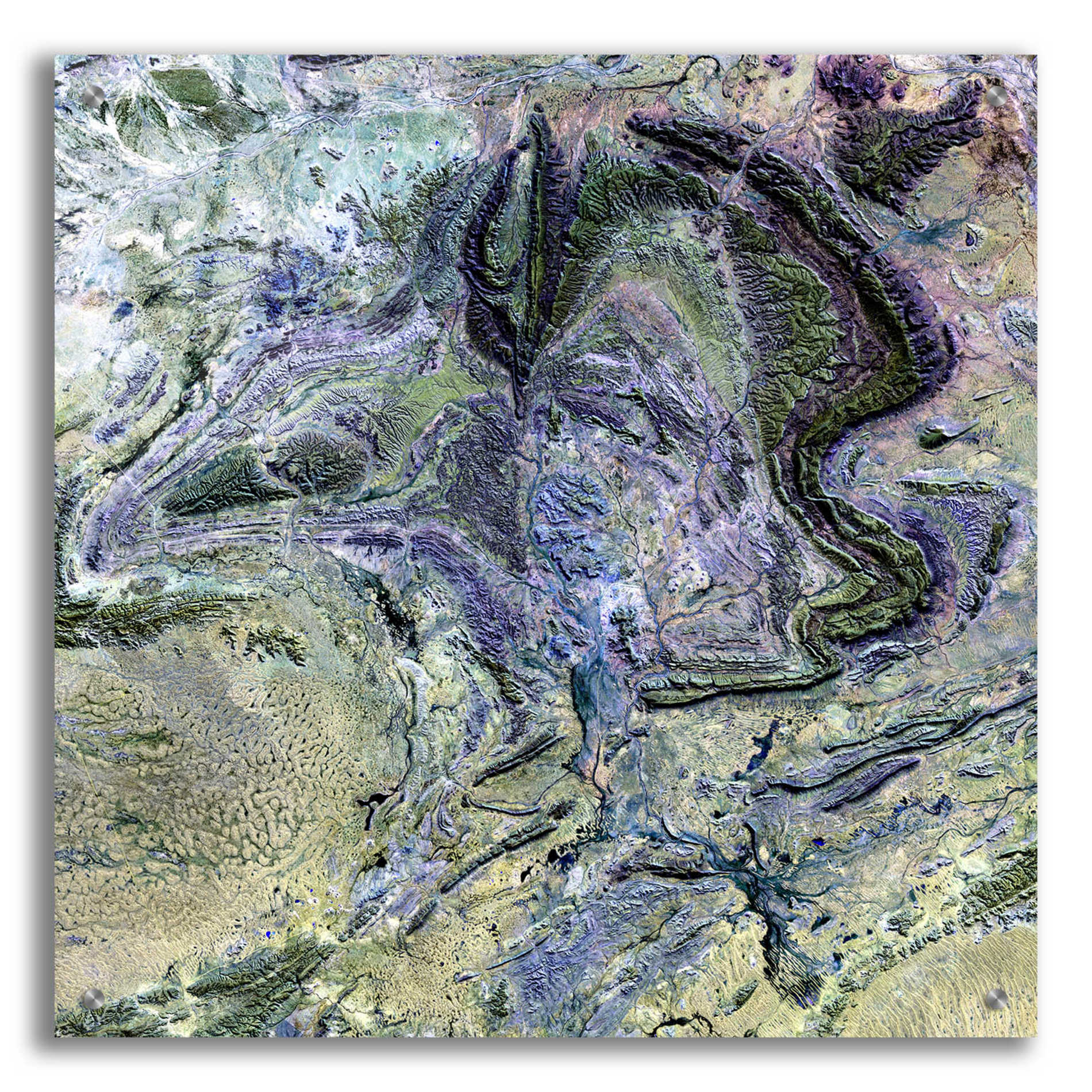 Epic Art 'Earth as Art: MacDonnel Ranges' Acrylic Glass Wall Art,24x24