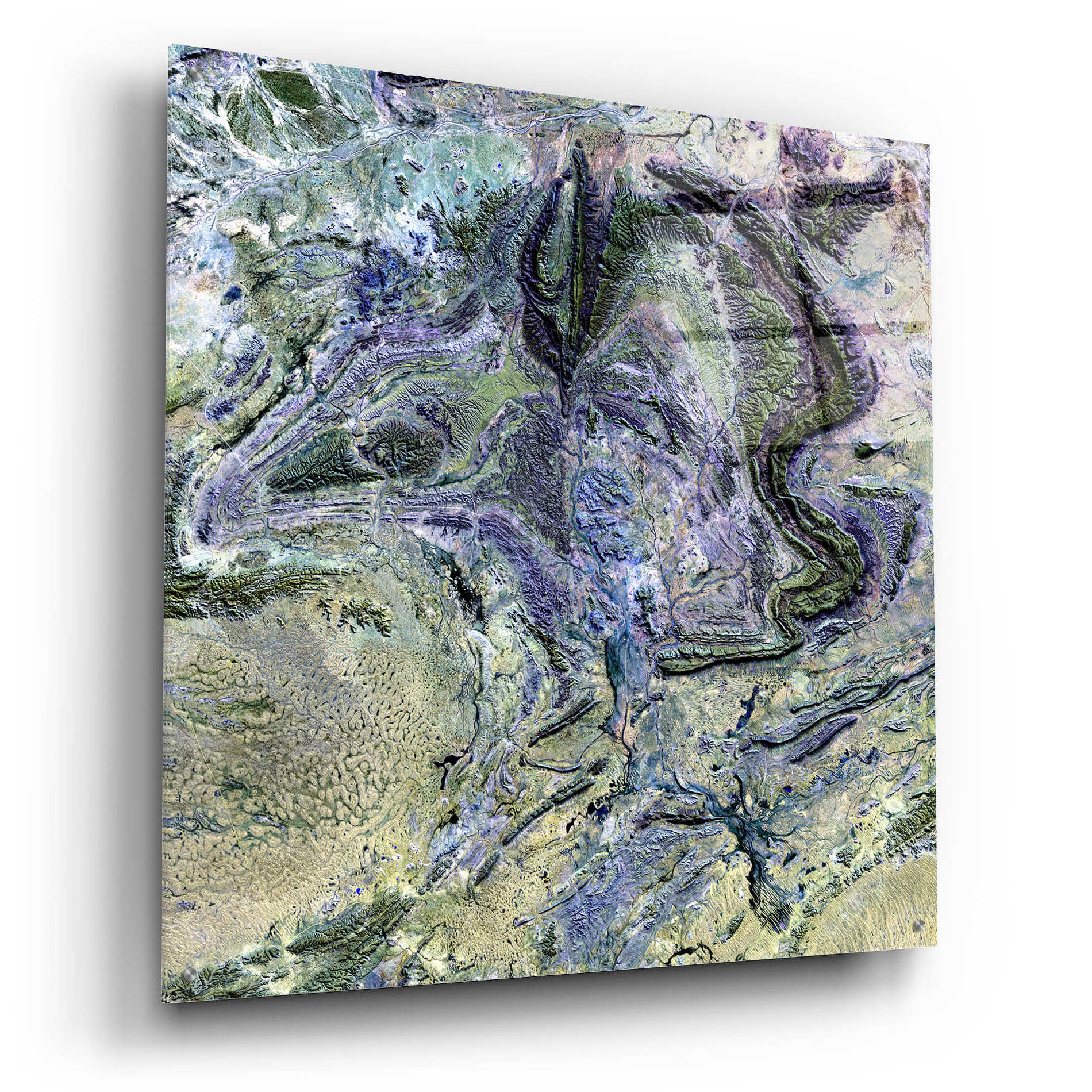 Epic Art 'Earth as Art: MacDonnel Ranges' Acrylic Glass Wall Art,36x36