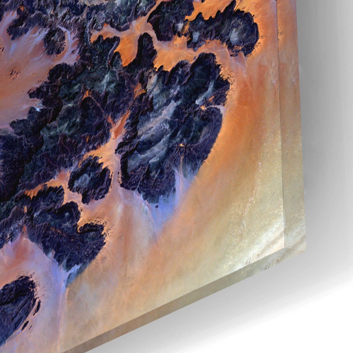 Epic Art 'Earth as Art: Terkezi Oasis' Acrylic Glass Wall Art,12x12