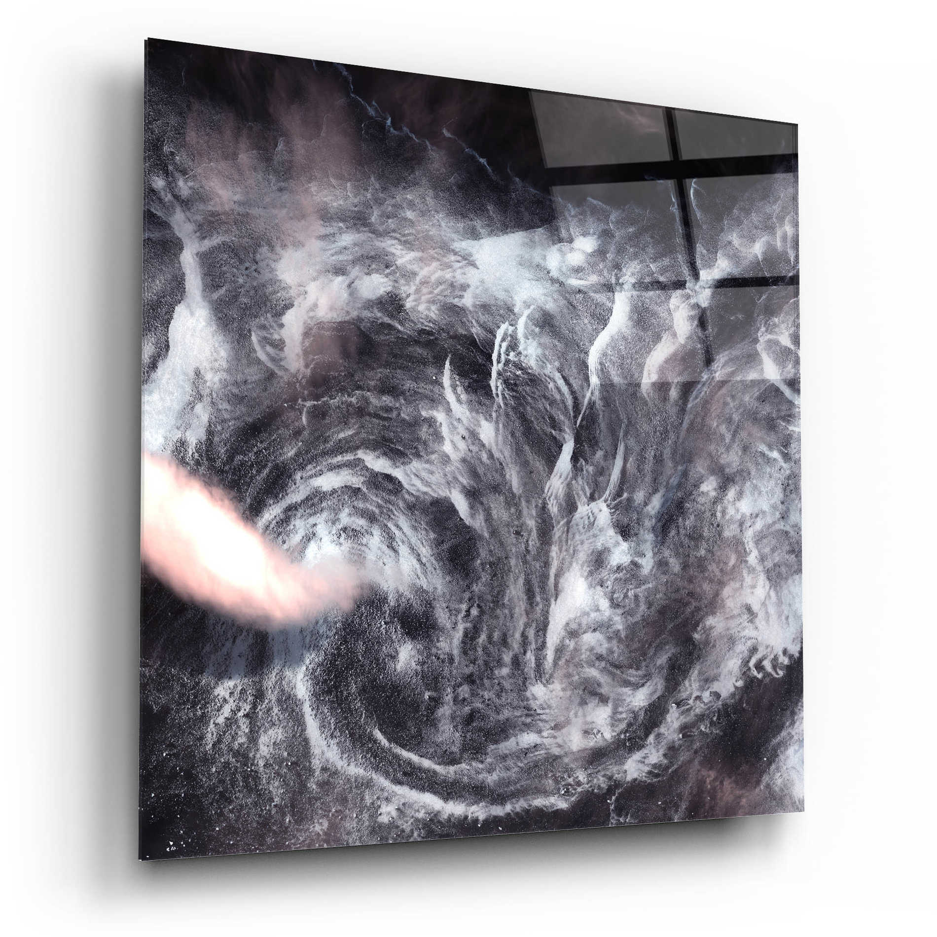 Epic Art 'Earth as Art: Whirlpool in the Air' Acrylic Glass Wall Art,12x12