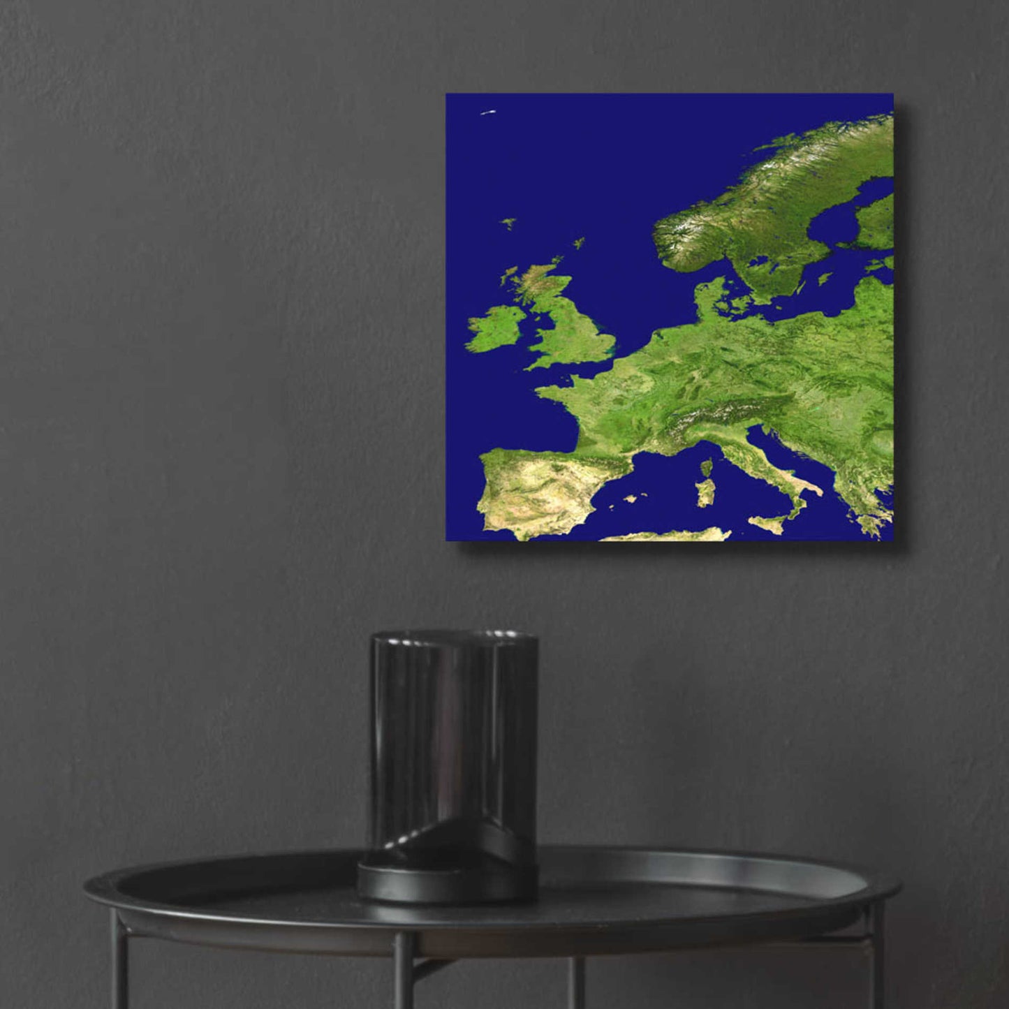 Epic Art 'Earth as Art: Europe ' Acrylic Glass Wall Art,12x12