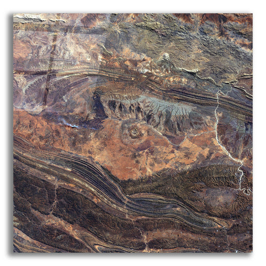 Epic Art 'Earth as Art: Gosses Bluff' Acrylic Glass Wall Art
