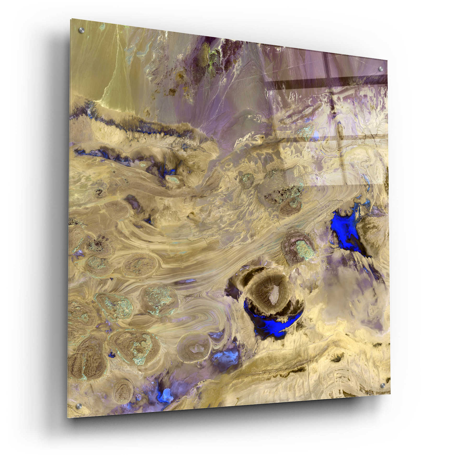 Epic Art 'Earth as Art: Great Salt Desert' Acrylic Glass Wall Art,36x36