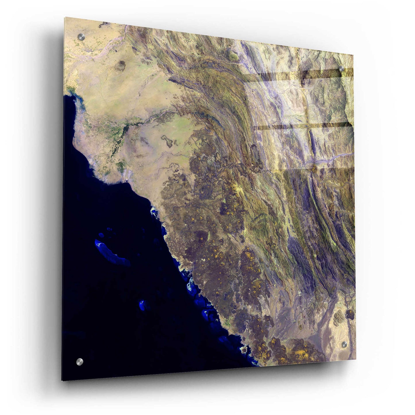 Epic Art 'Earth as Art: Harrat Al Birk' Acrylic Glass Wall Art,24x24