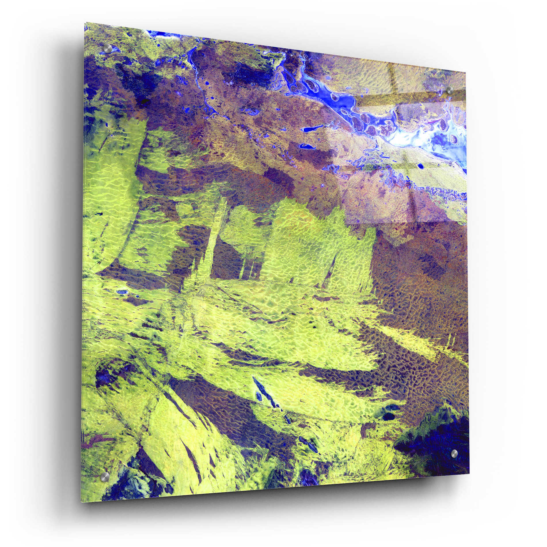 Epic Art 'Earth as Art: Lake Amadeus' Acrylic Glass Wall Art,24x24