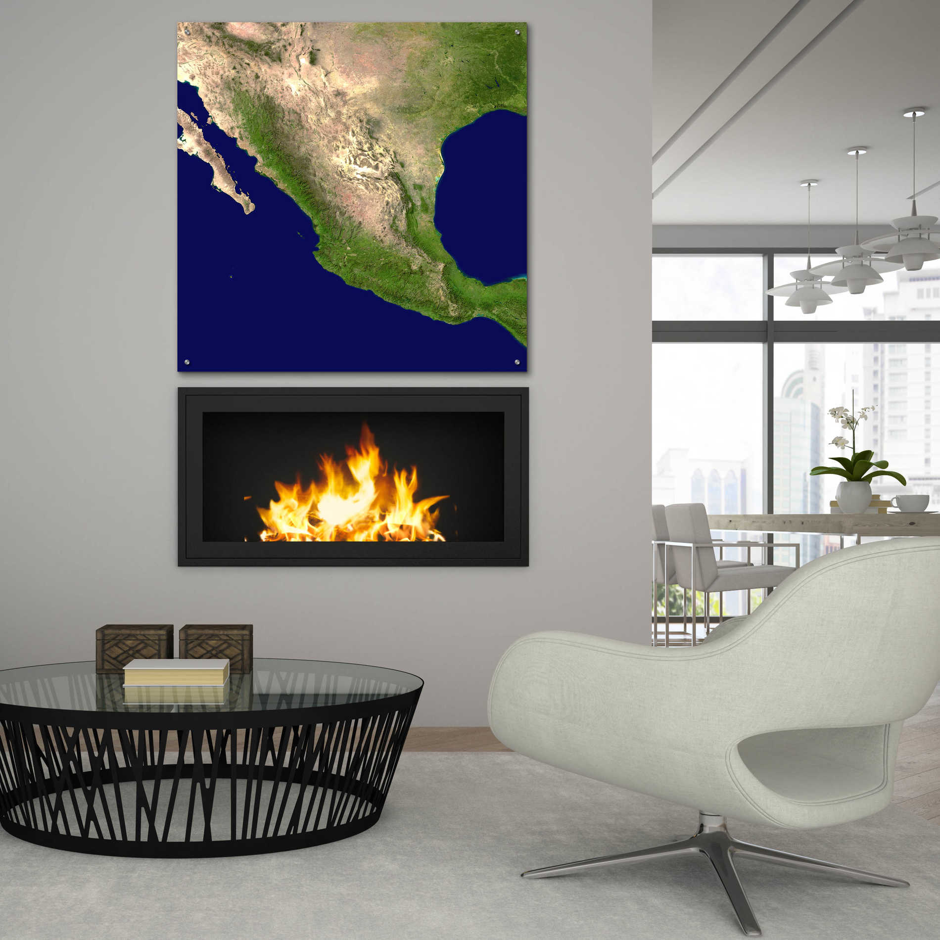 Epic Art 'Earth as Art: Mexico and Central America' Acrylic Glass Wall Art,36x36