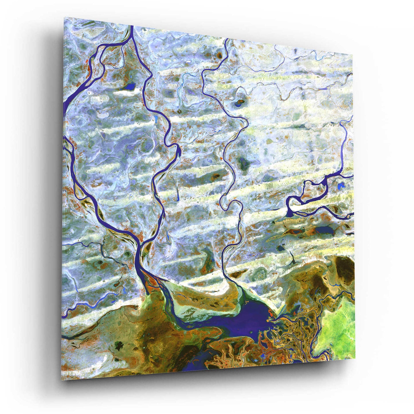 Epic Art 'Earth as Art: Niger River' Acrylic Glass Wall Art,12x12
