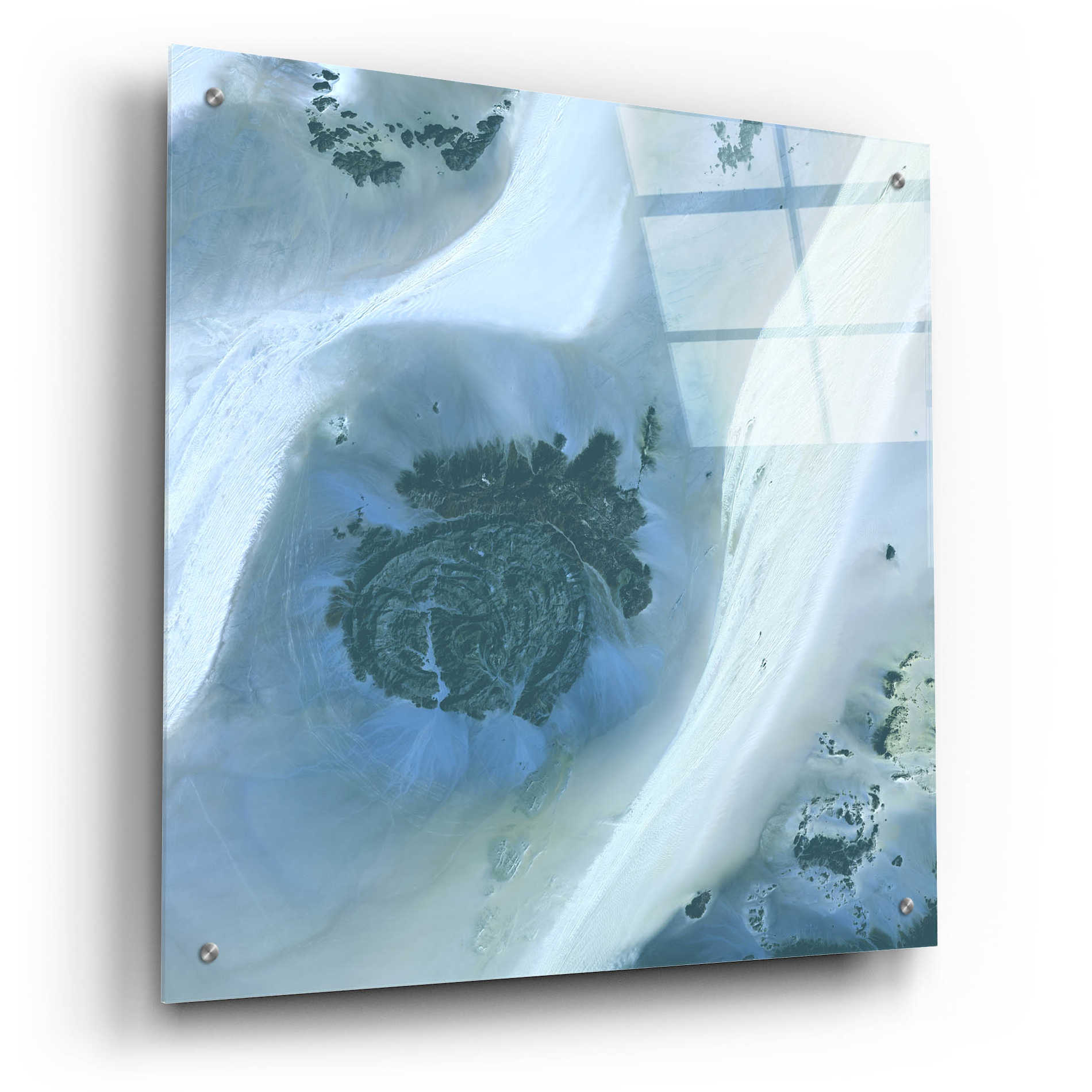Epic Art 'Earth as Art: Sahara Desert' Acrylic Glass Wall Art,24x24