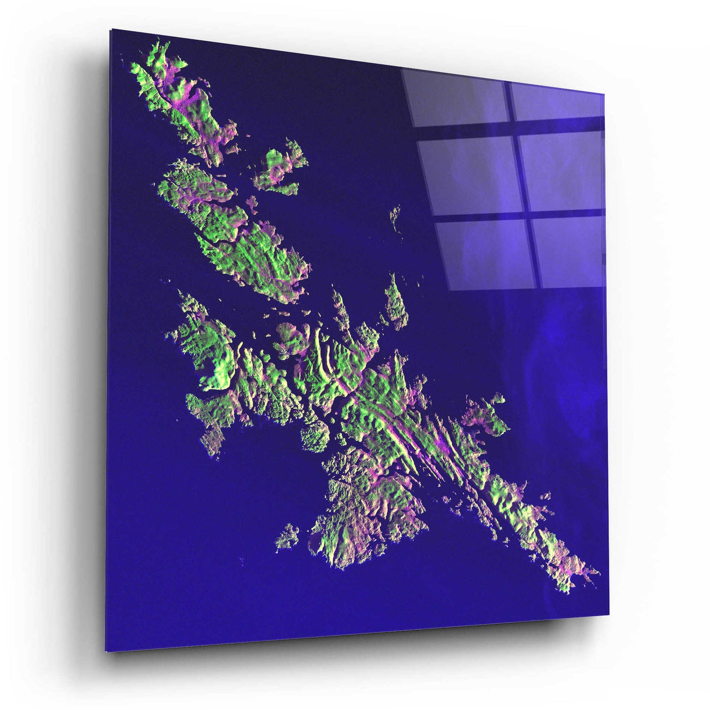 Epic Art 'Earth as Art: Shetland Islands' Acrylic Glass Wall Art,12x12