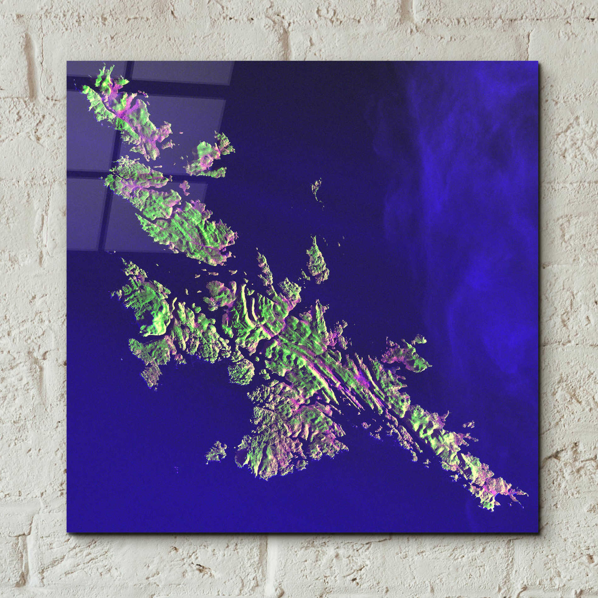 Epic Art 'Earth as Art: Shetland Islands' Acrylic Glass Wall Art,12x12