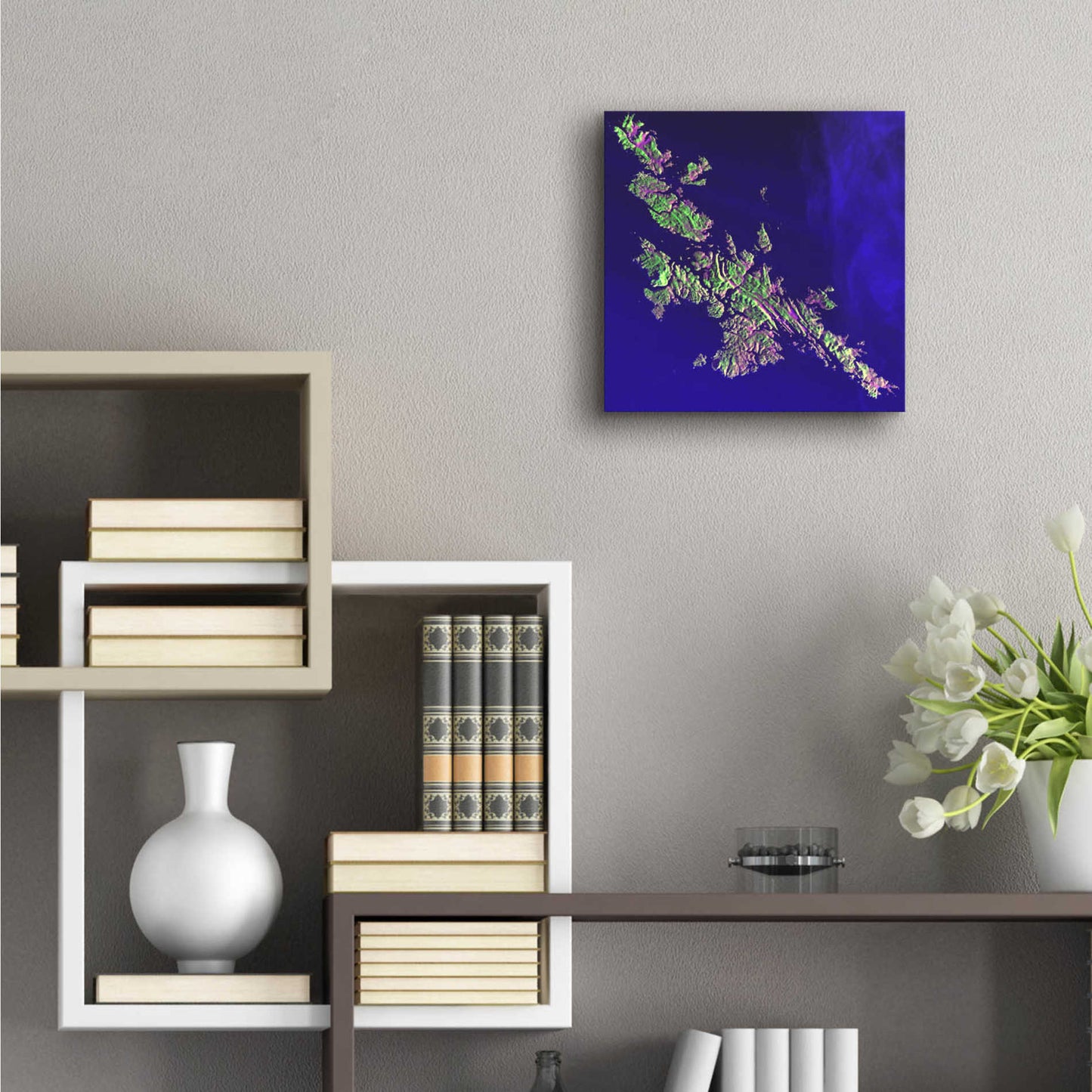 Epic Art 'Earth as Art: Shetland Islands' Acrylic Glass Wall Art,12x12