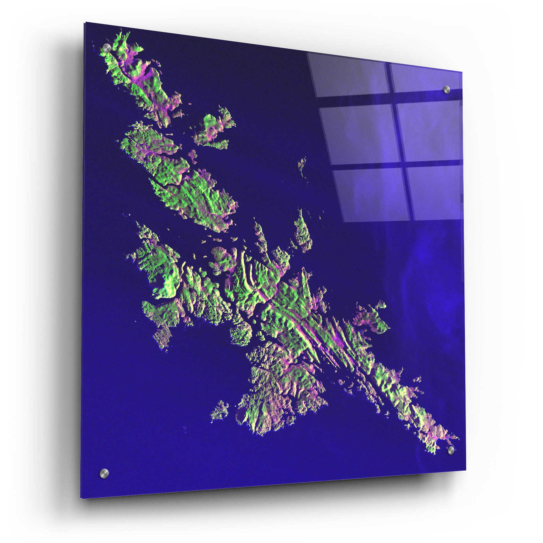 Epic Art 'Earth as Art: Shetland Islands' Acrylic Glass Wall Art,24x24