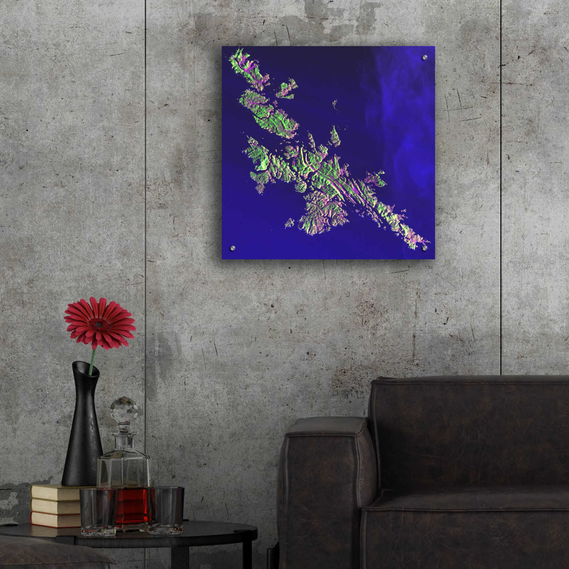 Epic Art 'Earth as Art: Shetland Islands' Acrylic Glass Wall Art,24x24