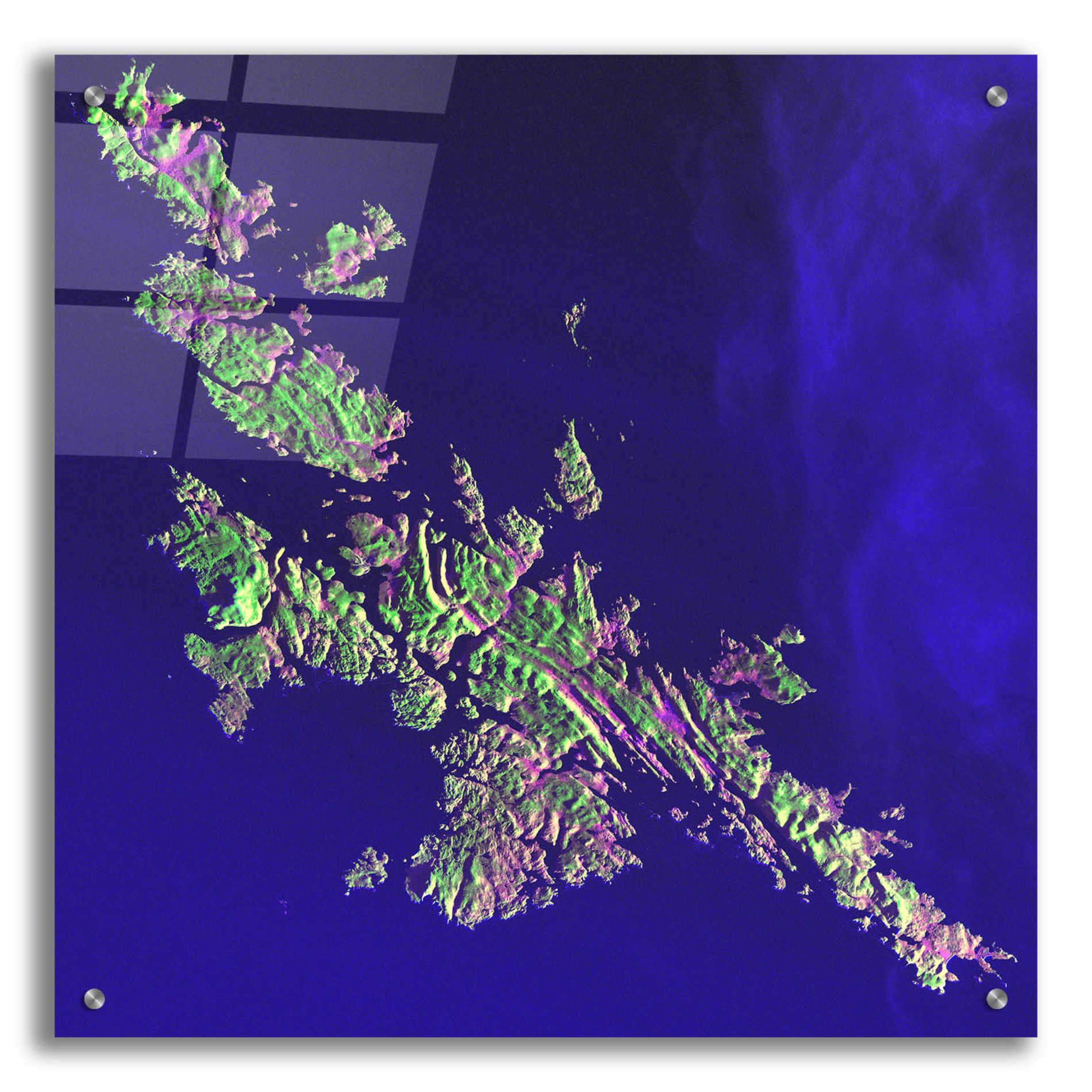 Epic Art 'Earth as Art: Shetland Islands' Acrylic Glass Wall Art,24x24