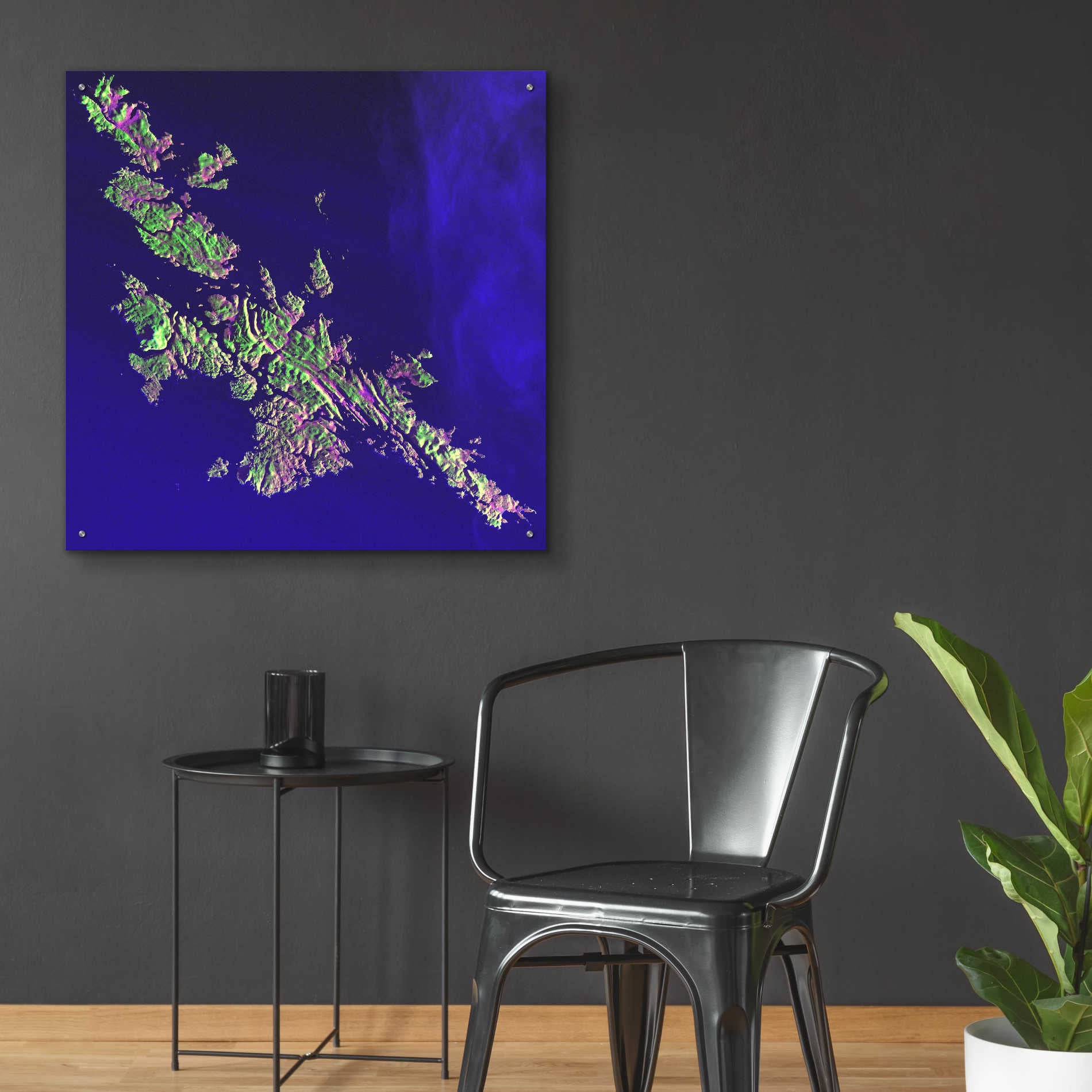 Epic Art 'Earth as Art: Shetland Islands' Acrylic Glass Wall Art,36x36