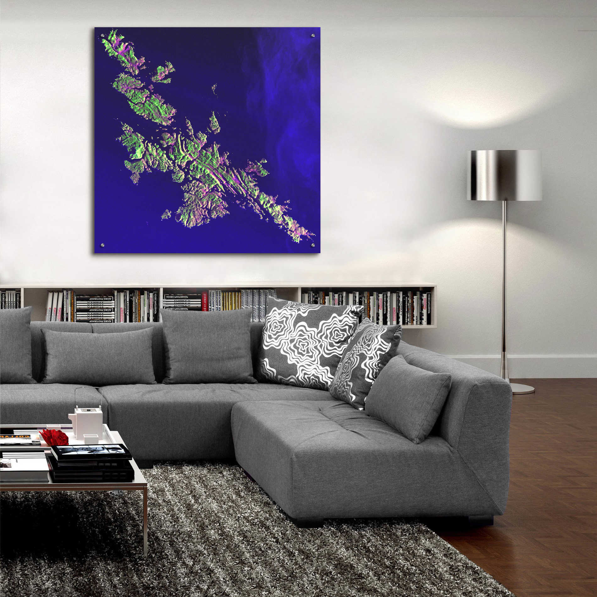 Epic Art 'Earth as Art: Shetland Islands' Acrylic Glass Wall Art,36x36