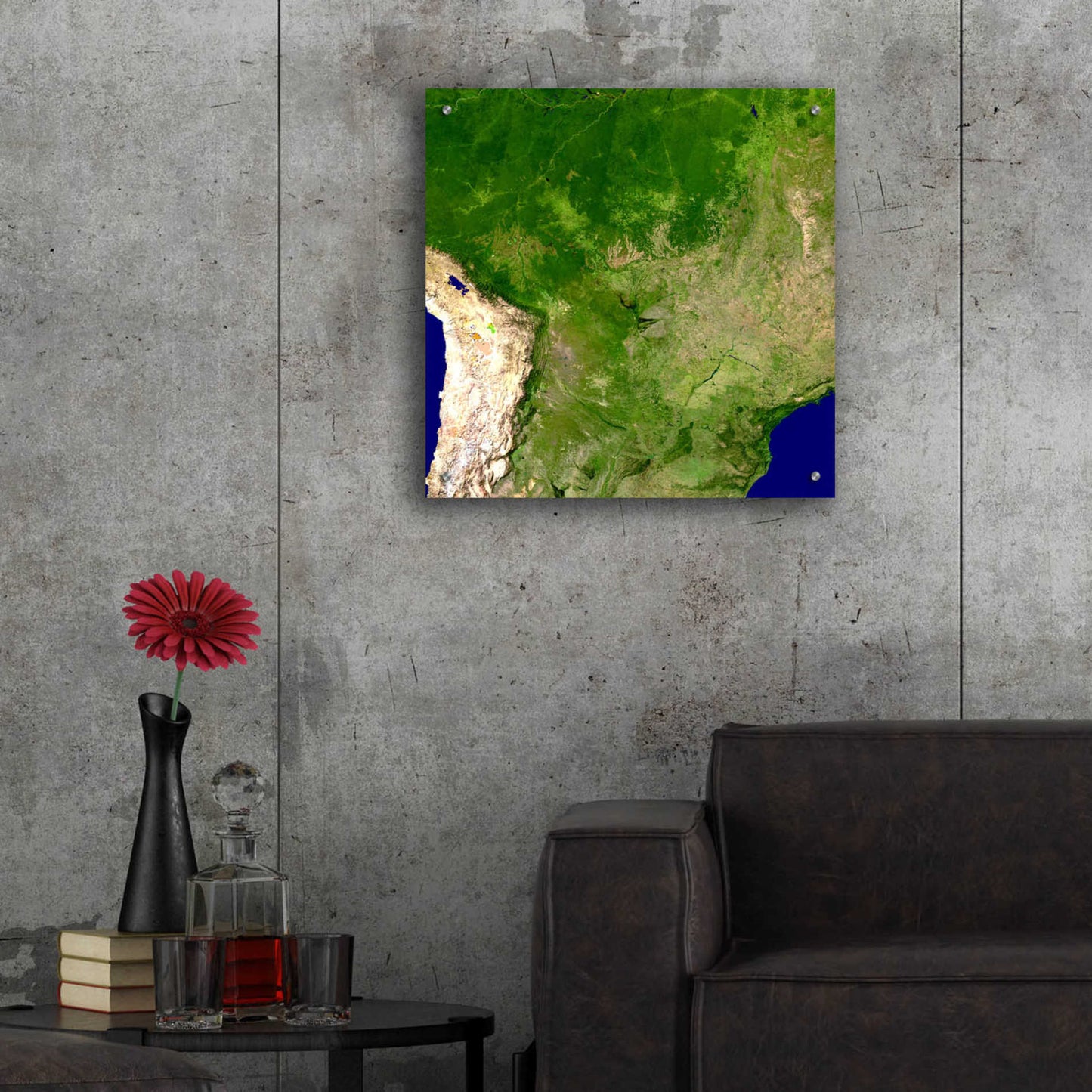 Epic Art 'Earth as Art: South America' Acrylic Glass Wall Art,24x24