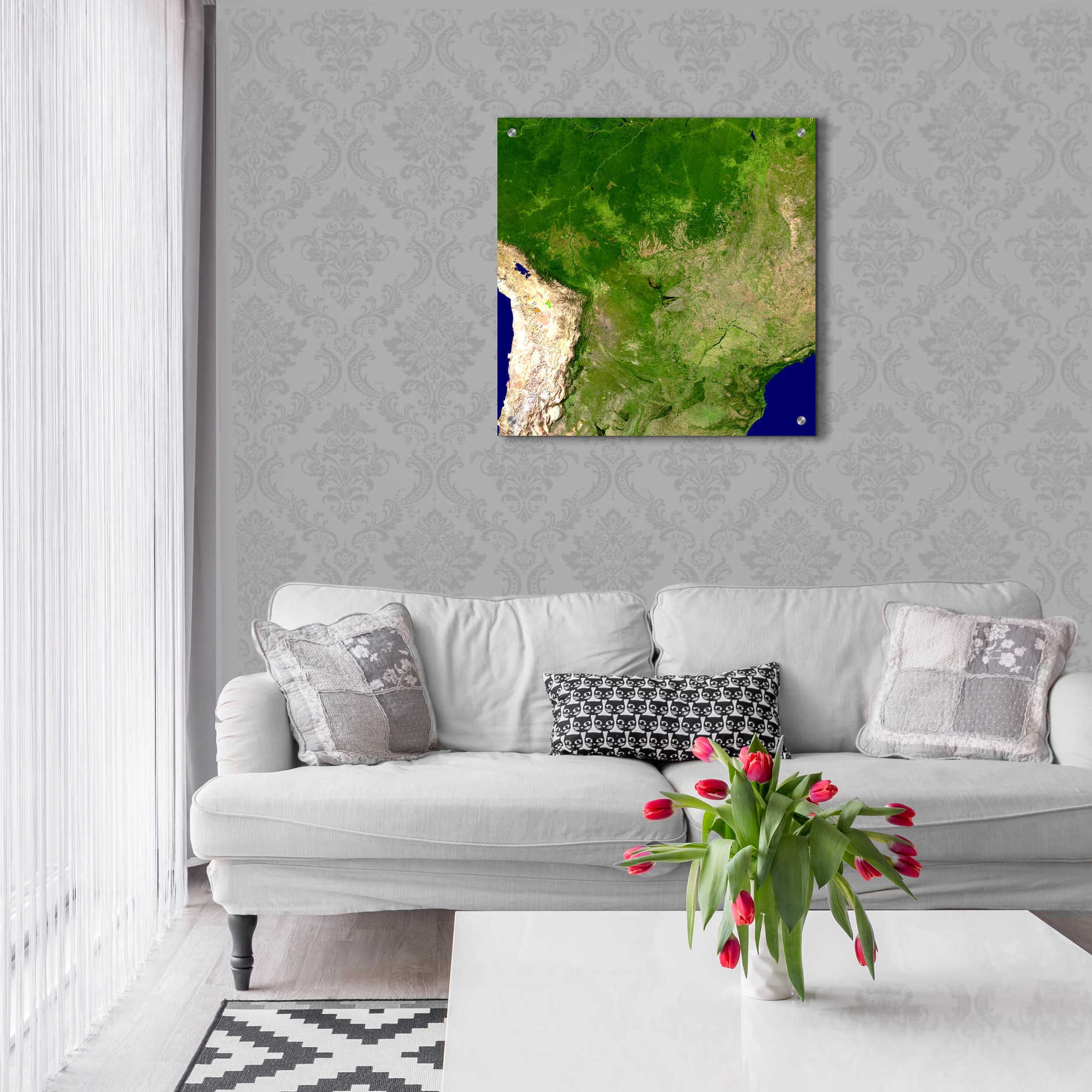 Epic Art 'Earth as Art: South America' Acrylic Glass Wall Art,24x24