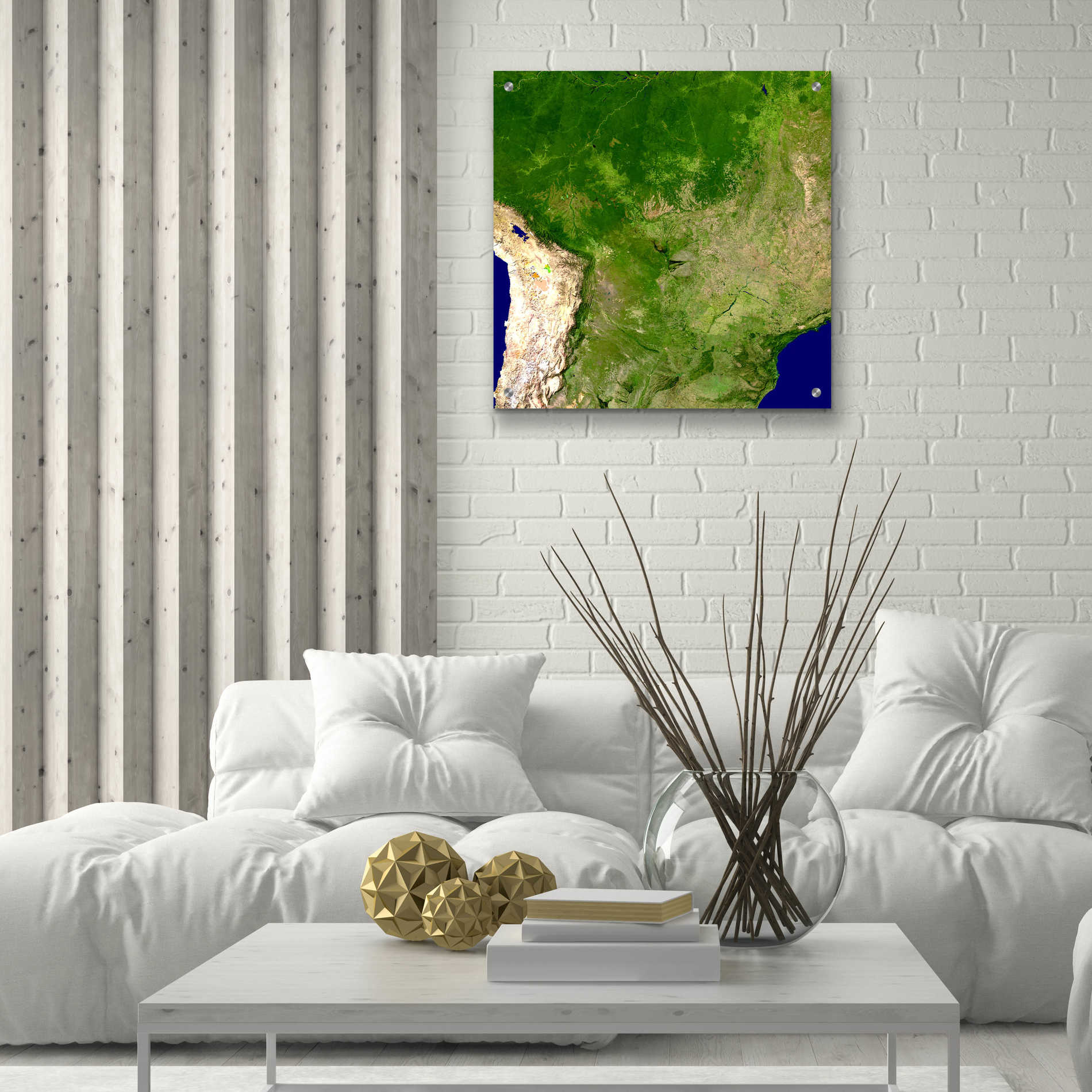 Epic Art 'Earth as Art: South America' Acrylic Glass Wall Art,24x24