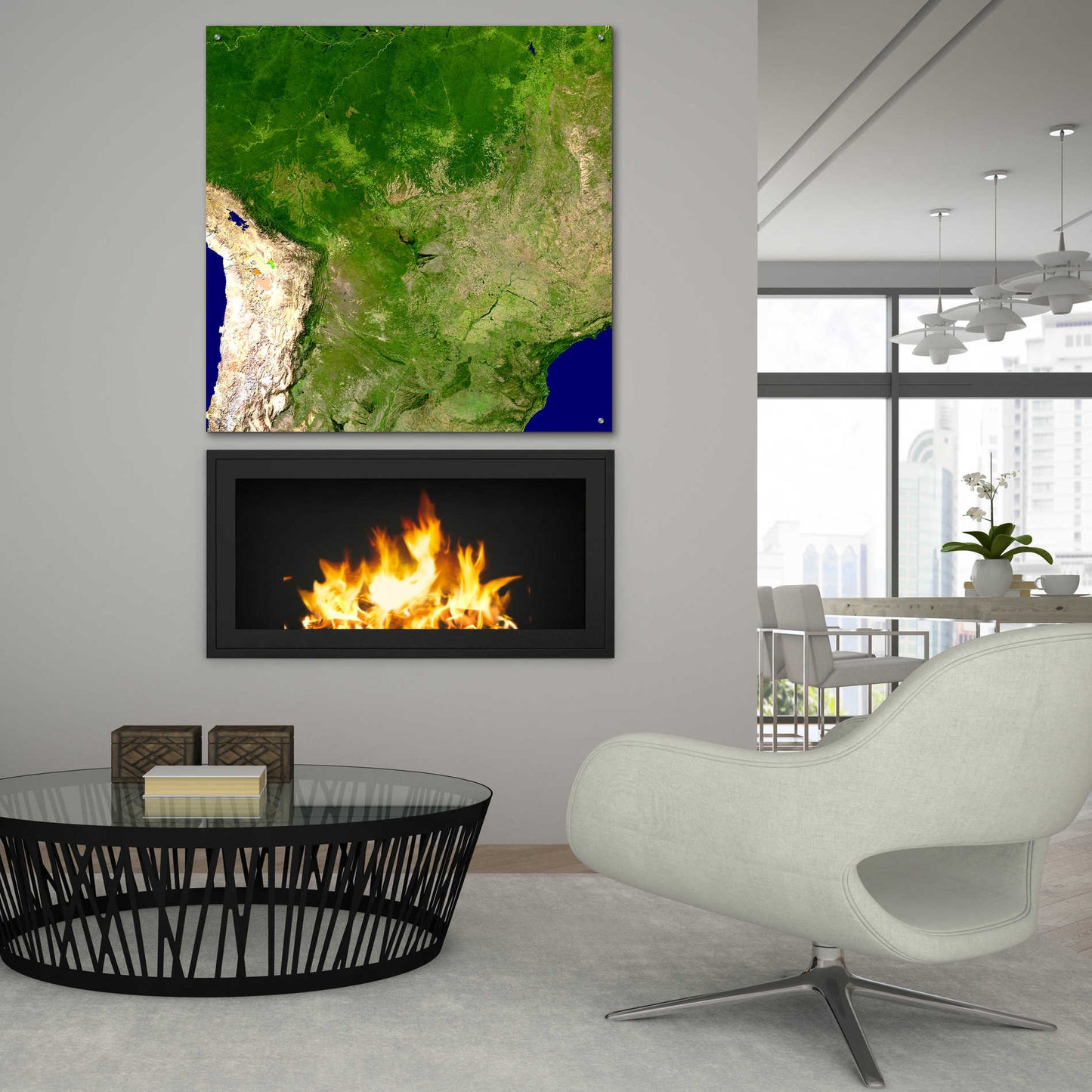 Epic Art 'Earth as Art: South America' Acrylic Glass Wall Art,36x36