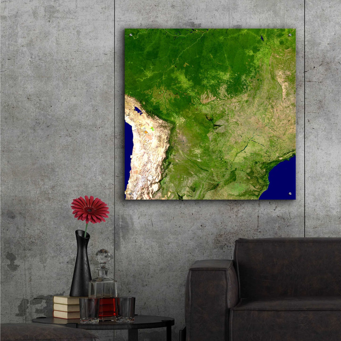 Epic Art 'Earth as Art: South America' Acrylic Glass Wall Art,36x36