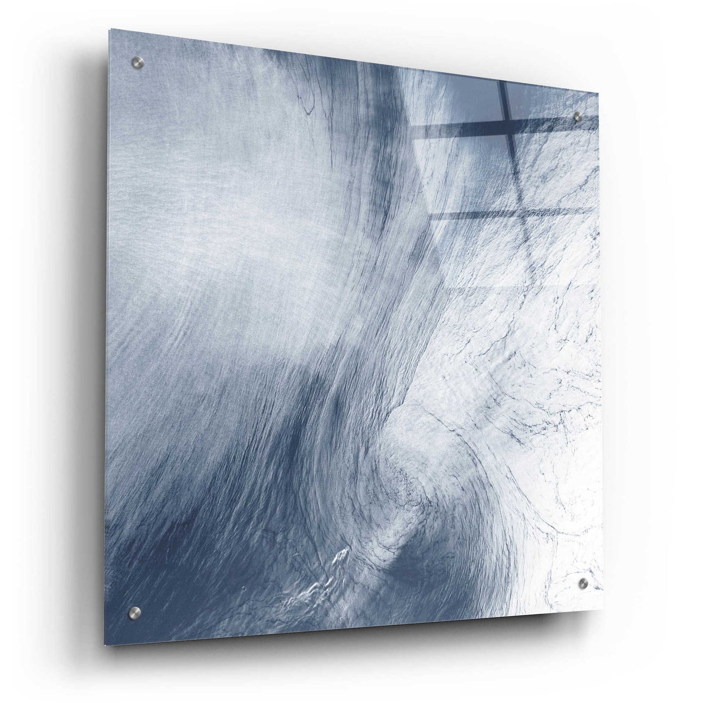 Epic Art 'Earth as Art: Whirlpool Clouds' Acrylic Glass Wall Art,24x24